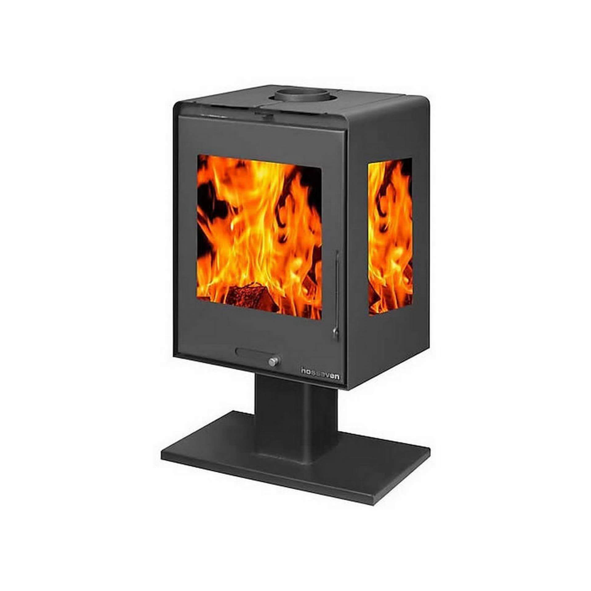 Hoşseven HCS-8 İki Camlı Plazma Ayaklı Mini Şömine (5092.HCS.P)