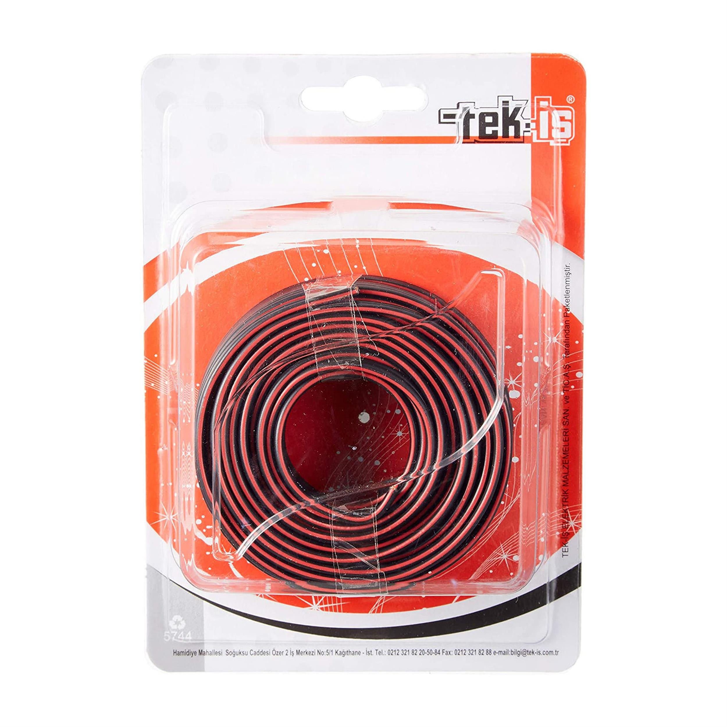 Tek-İş 10 Metre 2x0,75 Hoperlör Kablosu (520187)