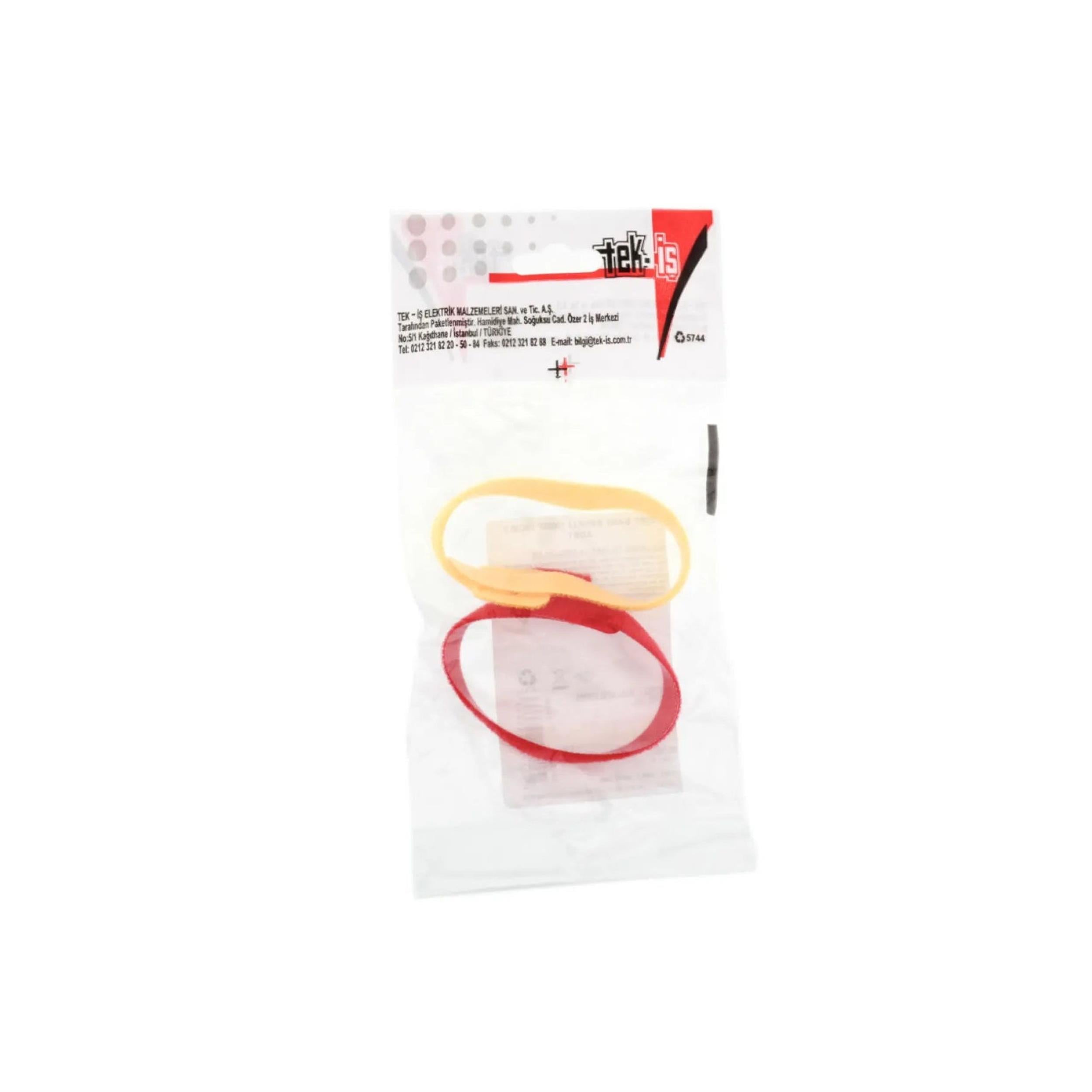Tek-İş Renkli 10 mm 19 cm Cırt Bant Kablo Düzenleyici (2 Adet) (529333)