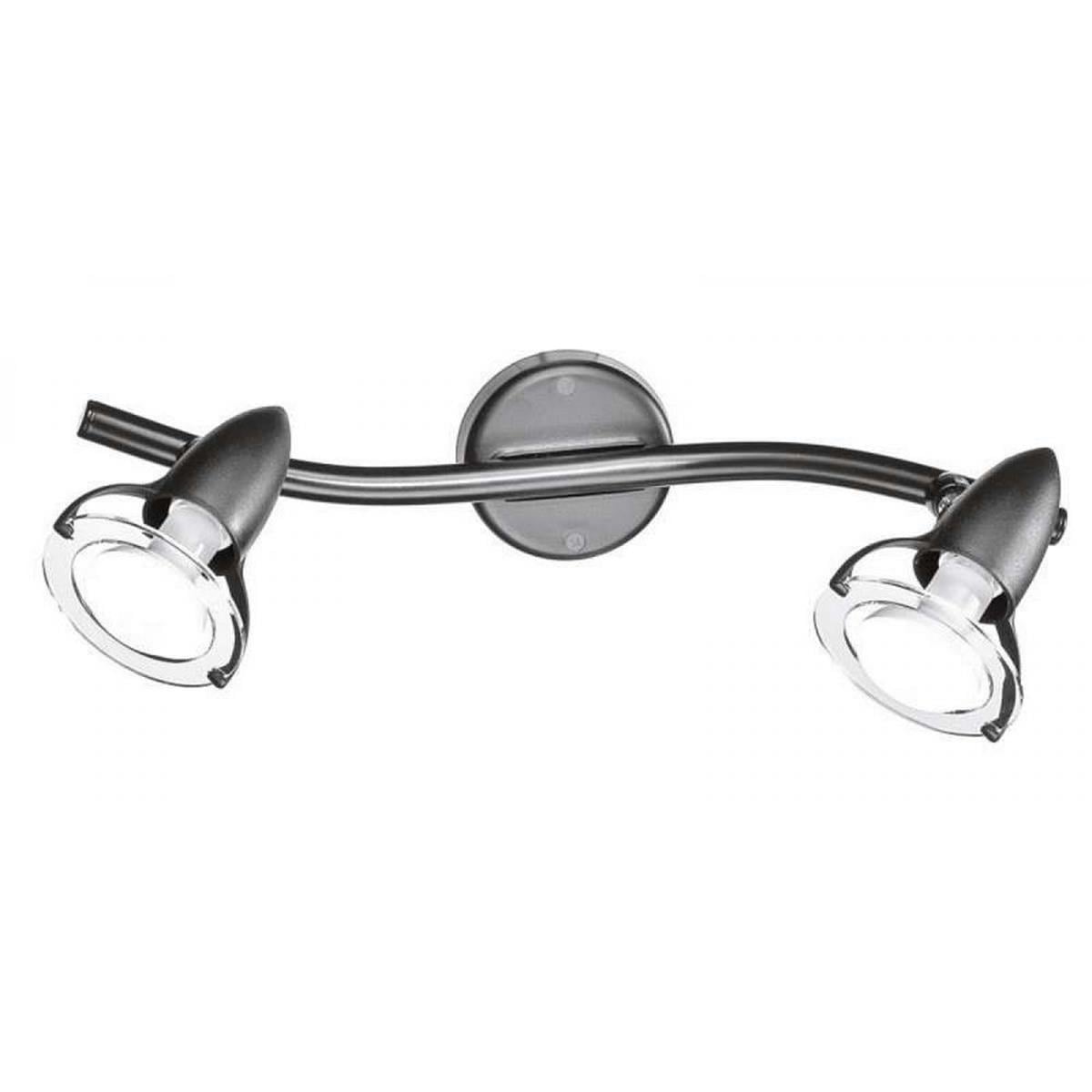 EGLO Gümüş Siyah İkili Duvar Armatürü (6.1.4.29900)