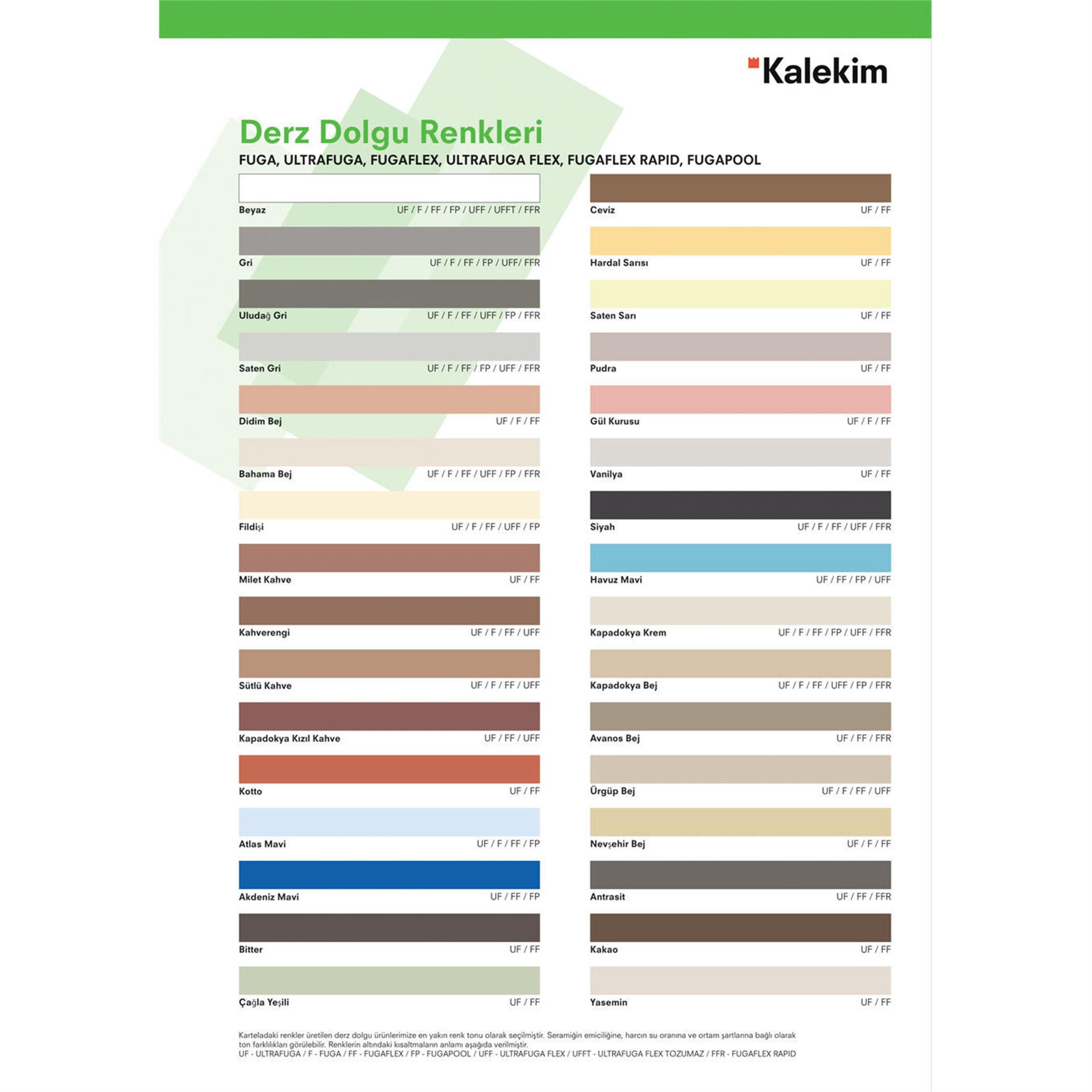 Kalekim Kapadokya Bej 5 Kg Ultrafuga Derz Dolgu (610060058)