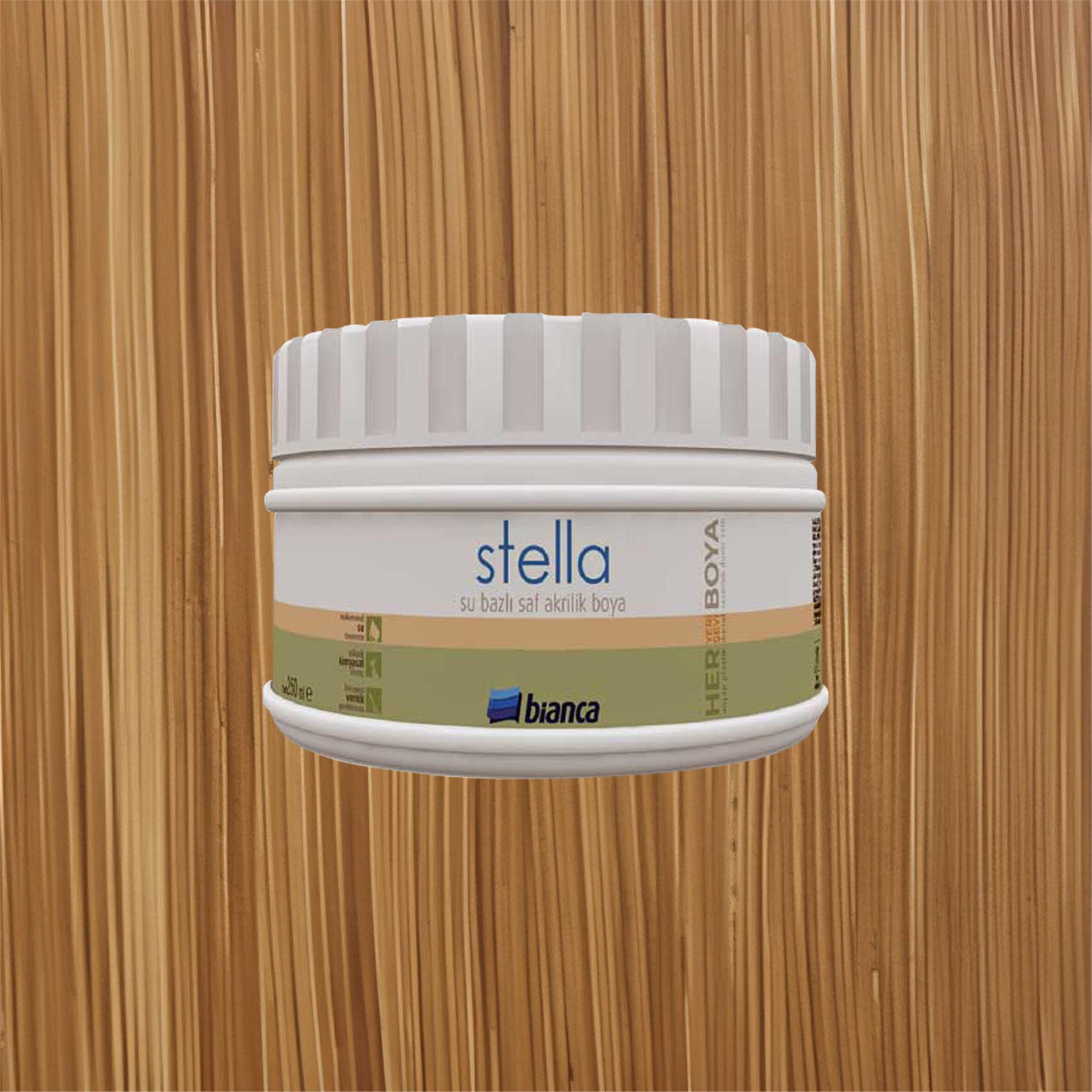 Bianca Meşe 250 Ml. Stella Su Bazlı Saf Akrilik Boya (611H_0701_0.25)