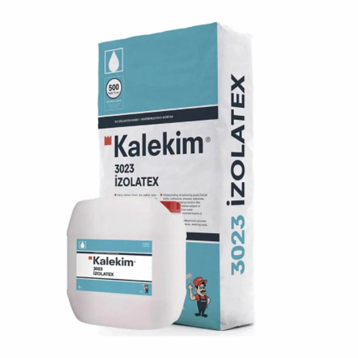 Kalekim Gri 20 Kg + 5 Litre İzolatex Çift Bileşenli Su Yalıtım Harcı (690000012)