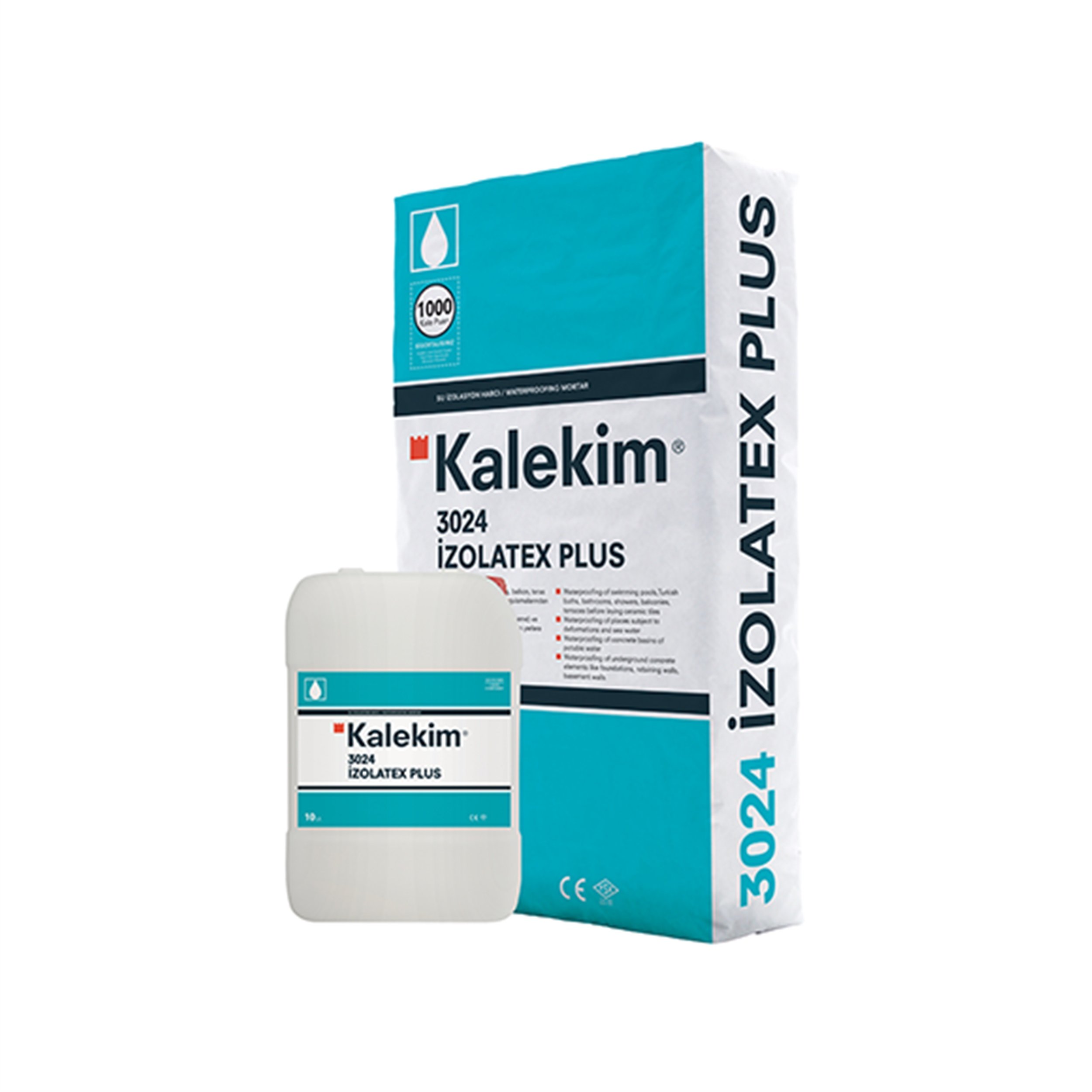 Kalekim Gri 20 Kg + 10 Litre İzolatex Plus Çift Bileşenli Su Yalıtım Harcı (690000013)