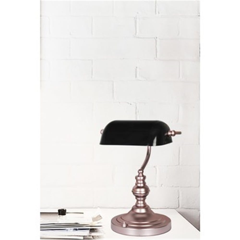 Zirve Siyah Rose Banker Masa Lambası (731 0386 54 099)