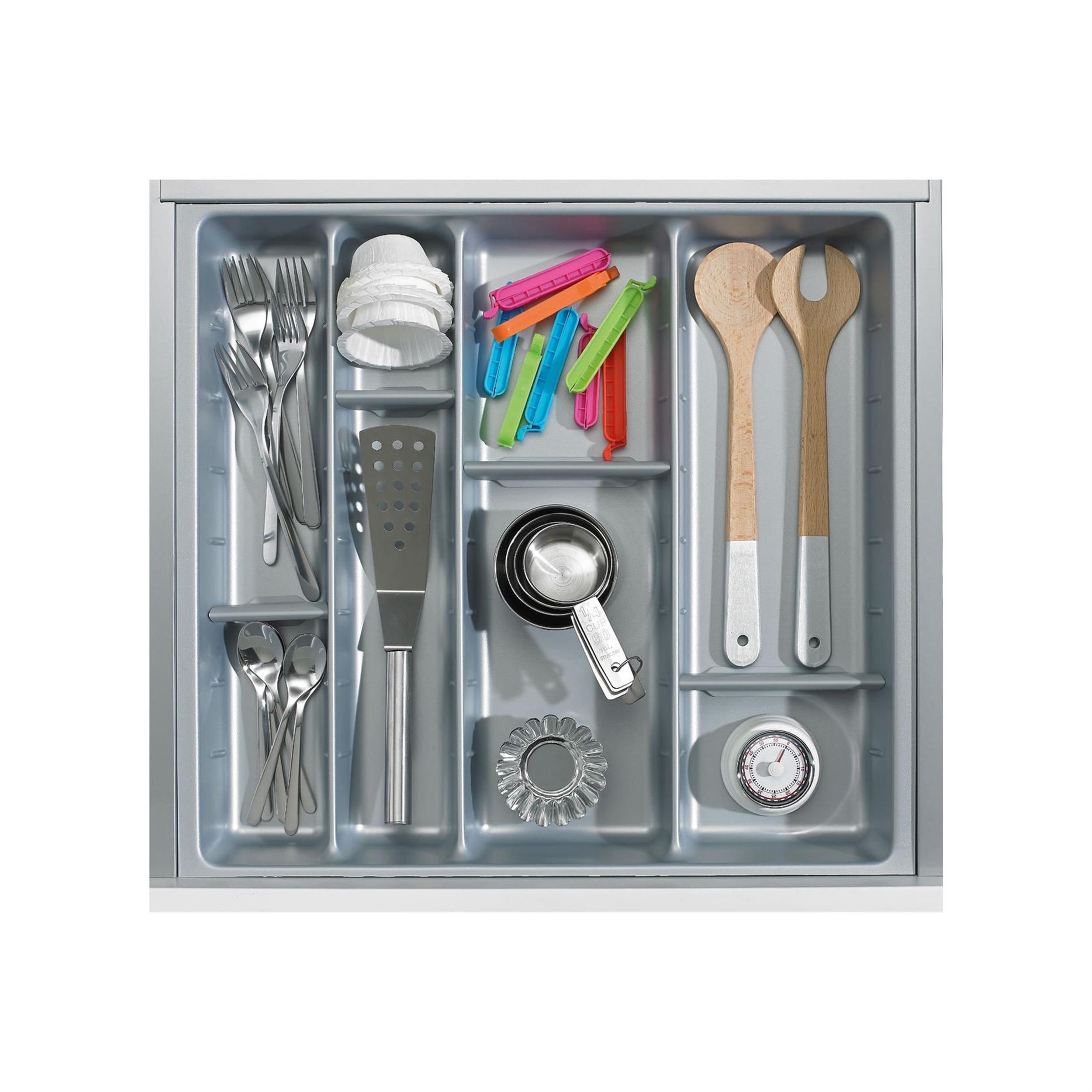 Hettich Gri 90 cm İnnoTech Atira OrgaTray Çatal Kaşıklık (9194893)