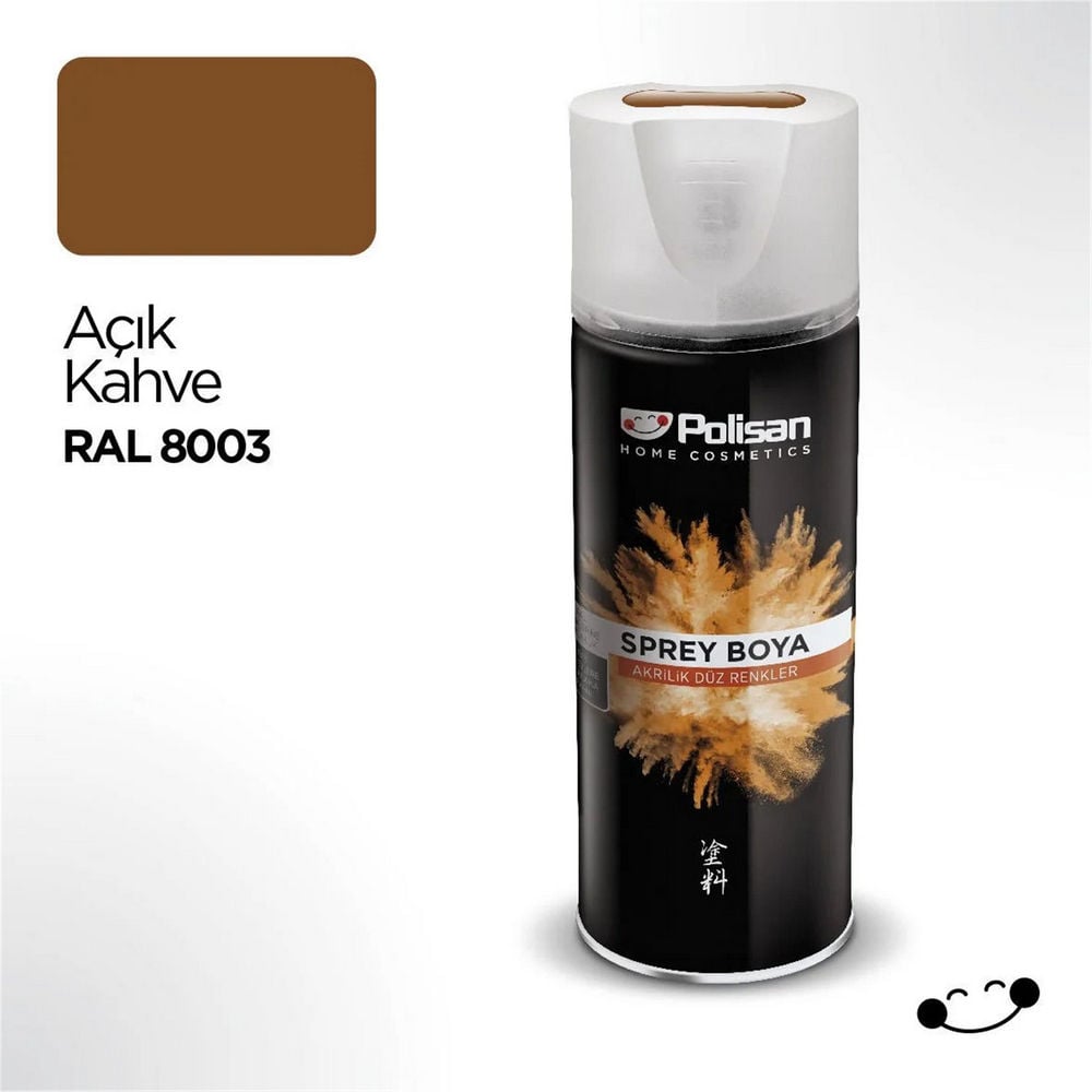 Polisan Açık Kahve Rengi Akrilik Sprey Boya (97703050410)