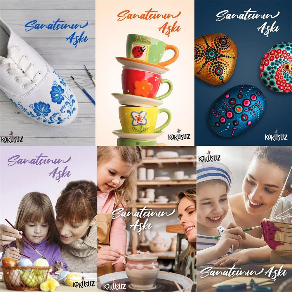 Polisan Somon 120 Ml. X1 Art Multisurface Hobi Boyası (98600220200)