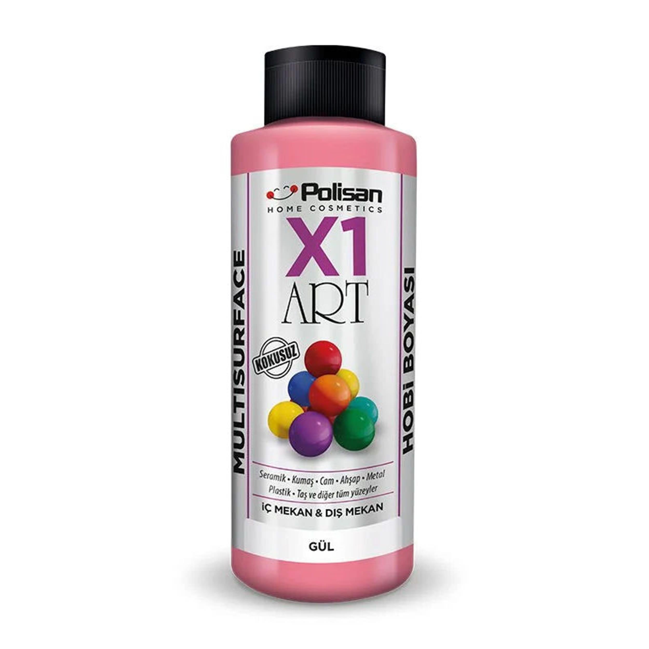 Polisan Gül 120 Ml. X1 Art Multisurface Hobi Boyası (98600300200)