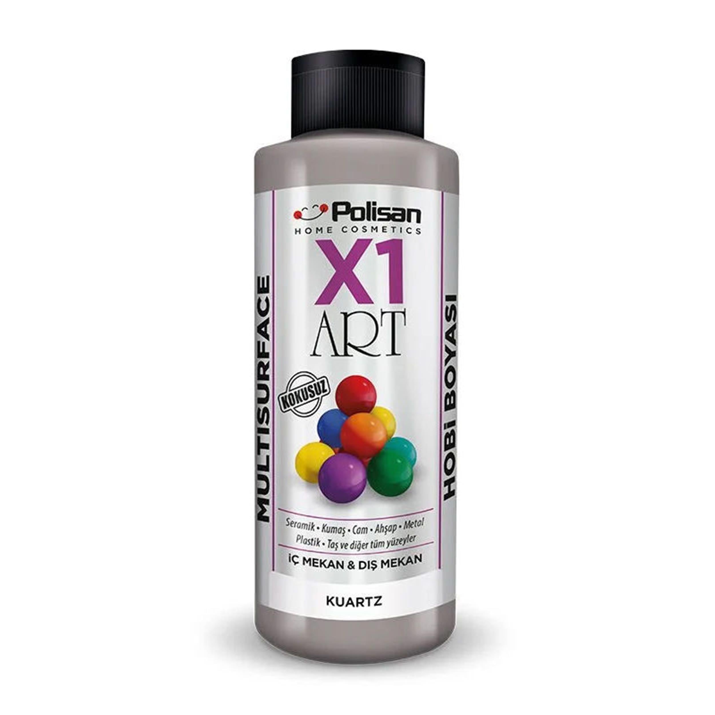 Polisan Kuartz 120 Ml. X1 Art Multisurface Hobi Boyası (98600950200)