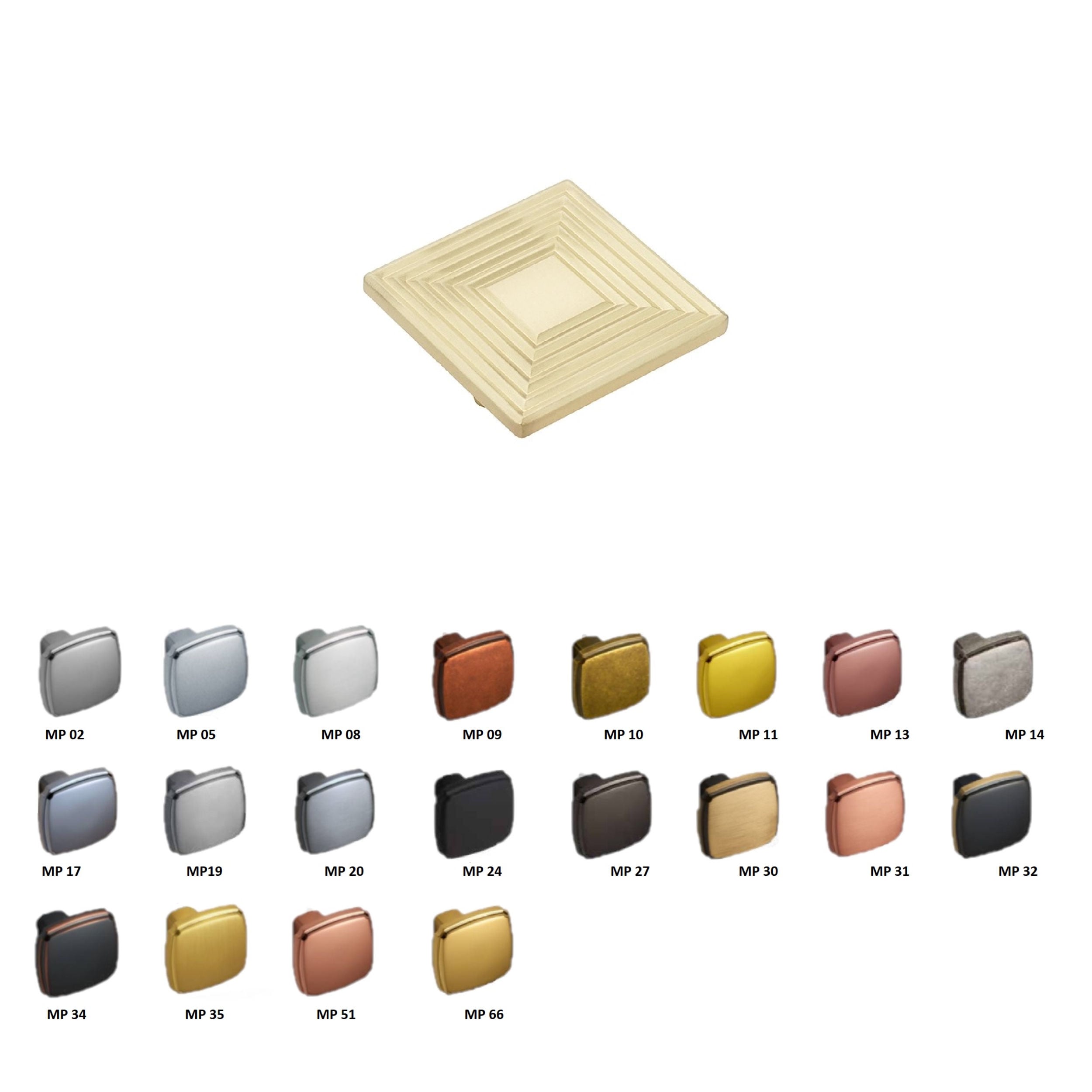 ÇEBİ Mat Altın Düğme Kulp MP35 (A4203032135)