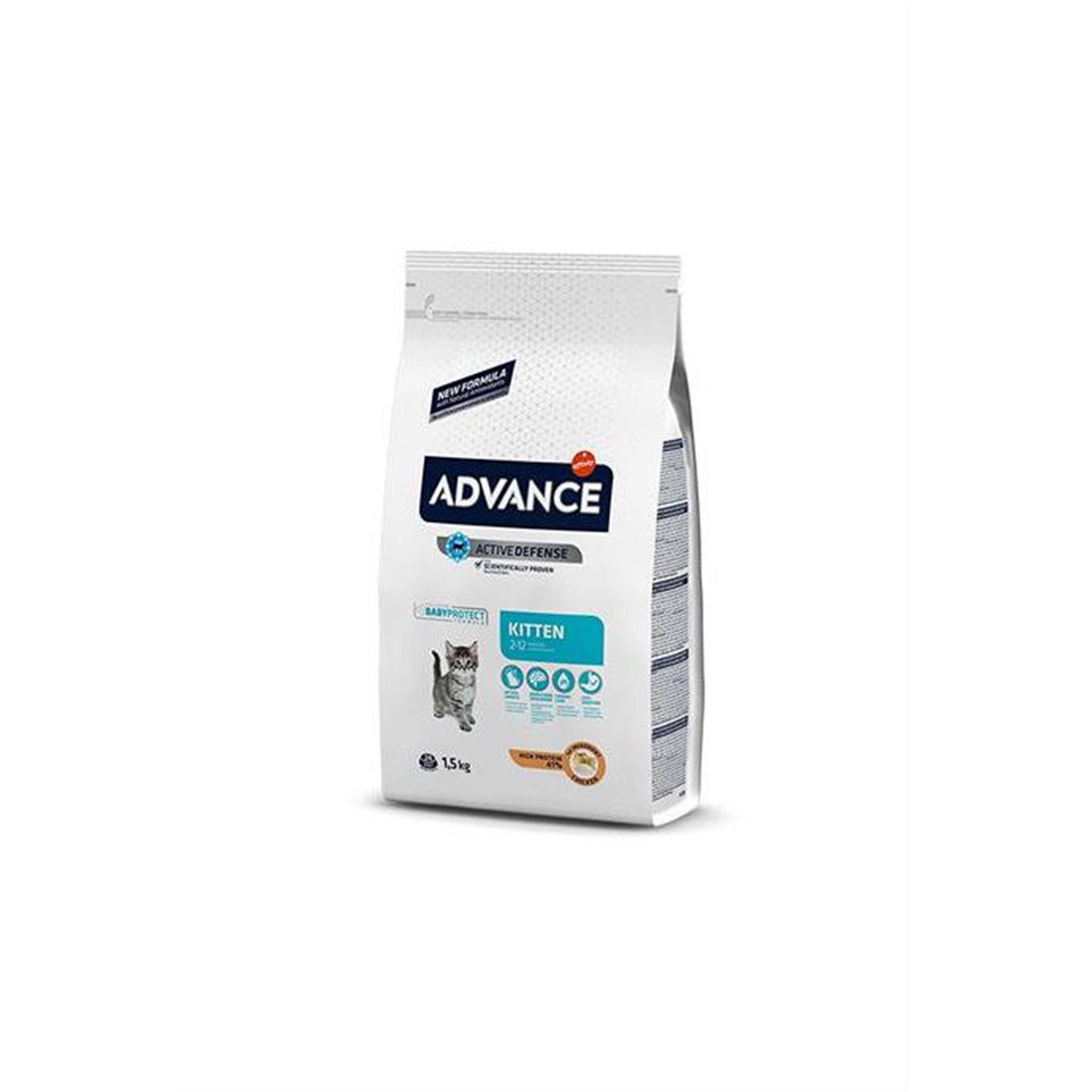 Advance 1,5 Kg Kitten Tavuklu ve Pirinçli Yavru Kuru Kedi Maması (ADV-02)