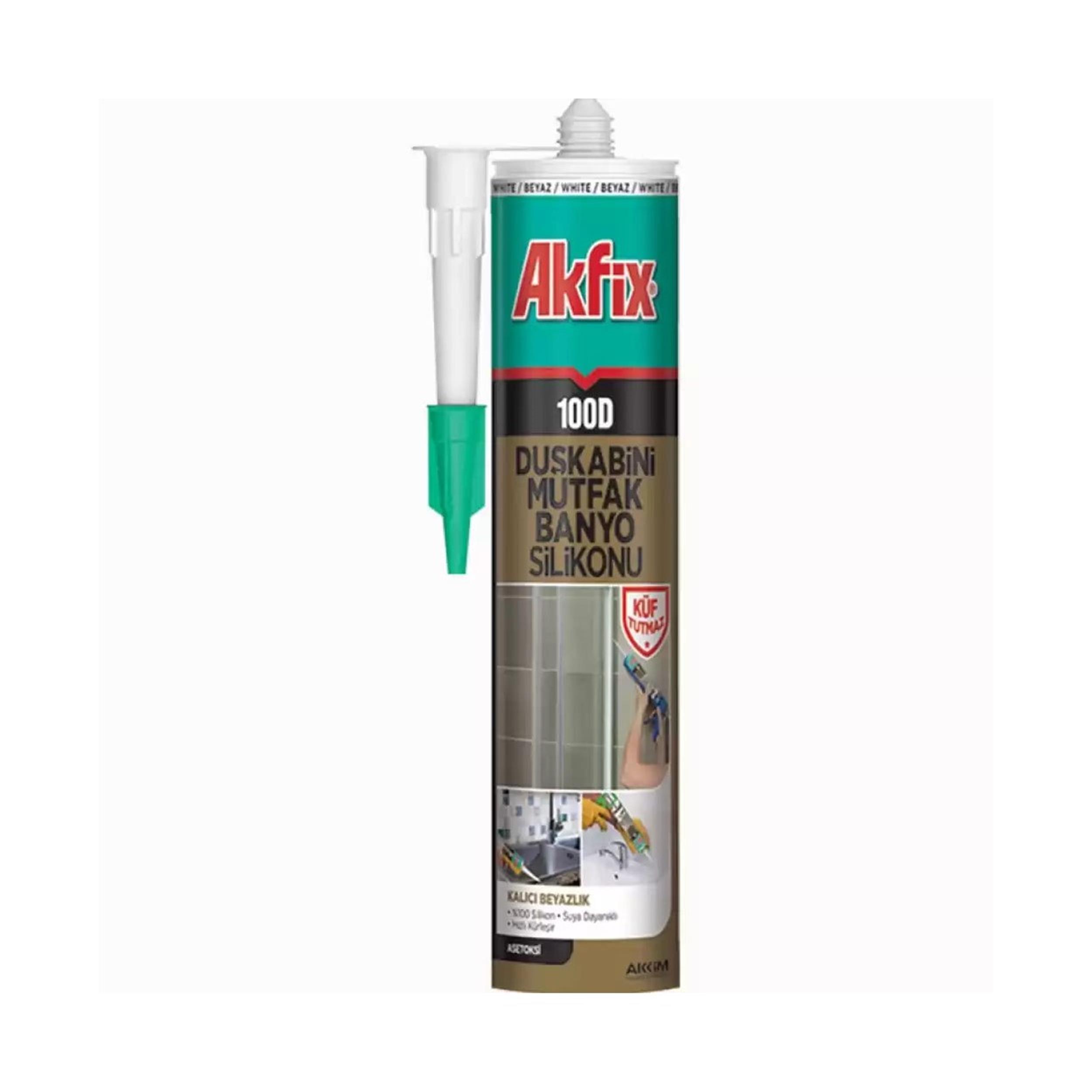 Akfix Şeffaf 280 Ml. Duşakabin Silikonu (AKFIX.SA061)