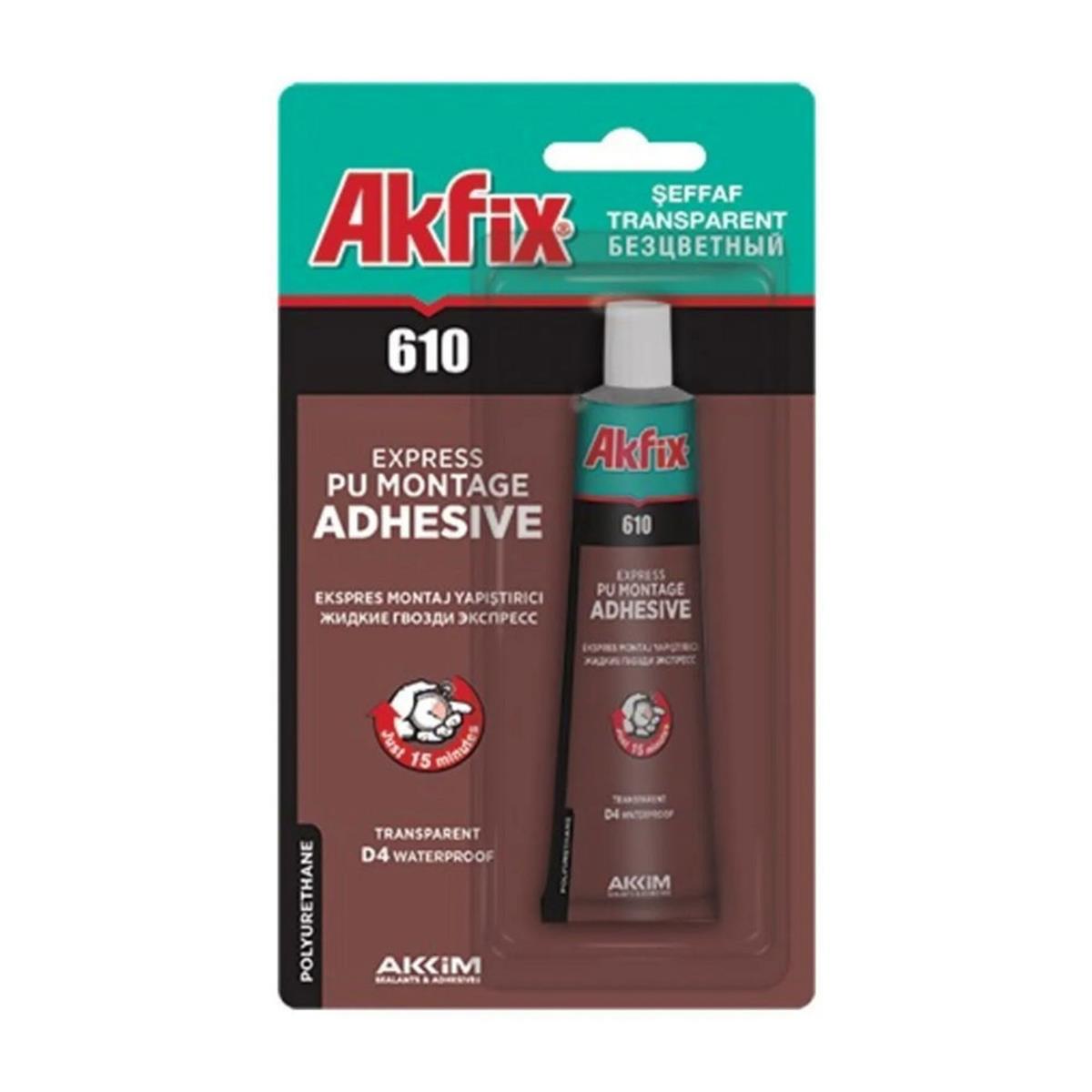 Akfix 50 Ml. 610 Ekspres PU Sıvı Çivi (AKFIX.GA305)