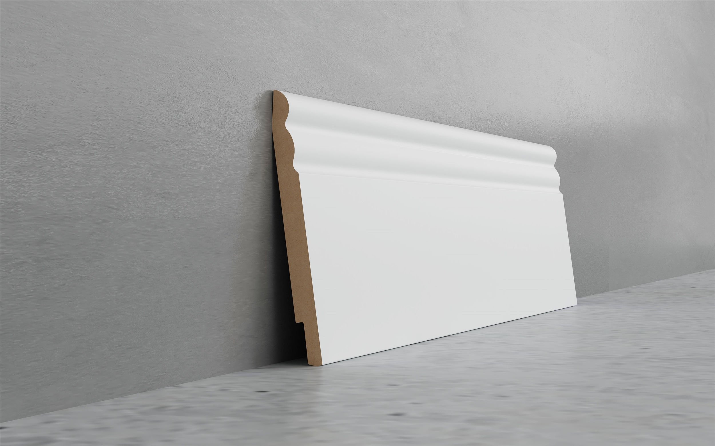 Deluxe Beyaz PVC Süpürgelik (AKSÜPER.152 10 E1001)