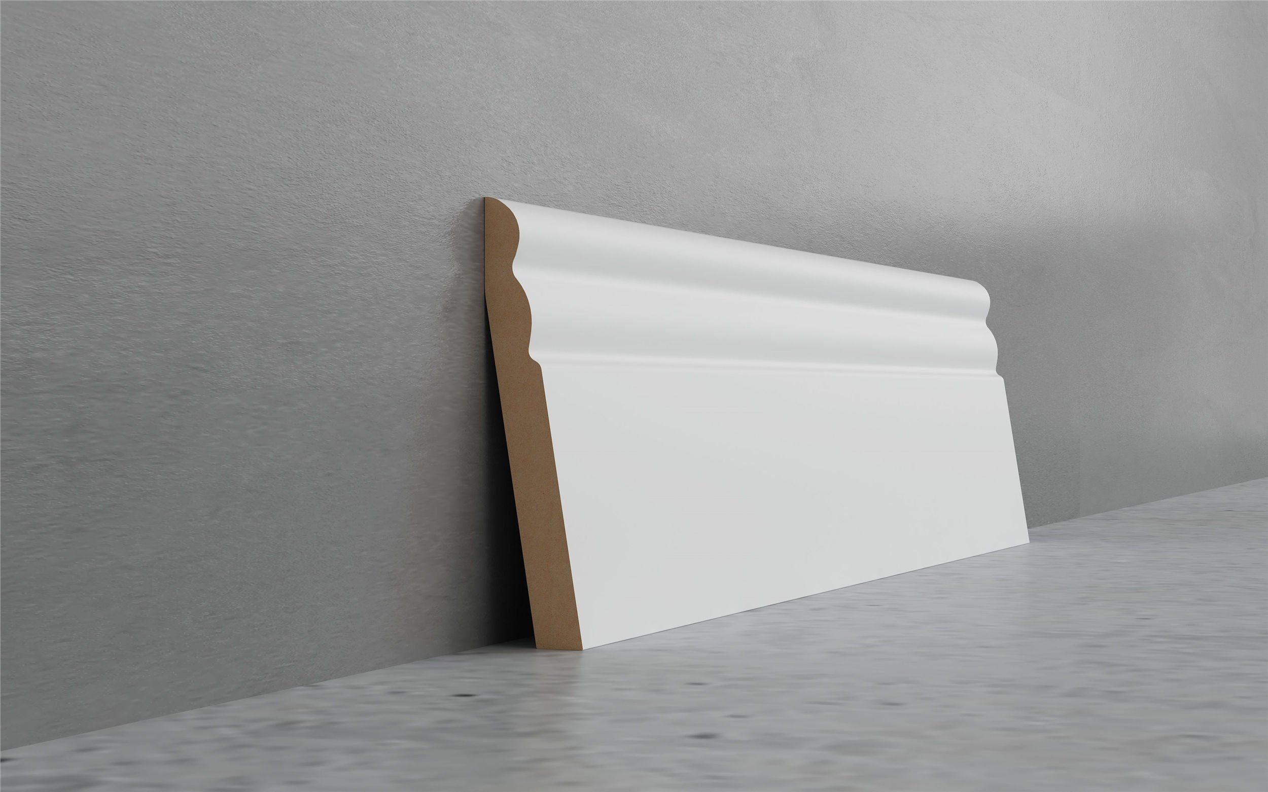 Deluxe Beyaz PVC Süpürgelik (AKSÜPER.152 10 E8001)