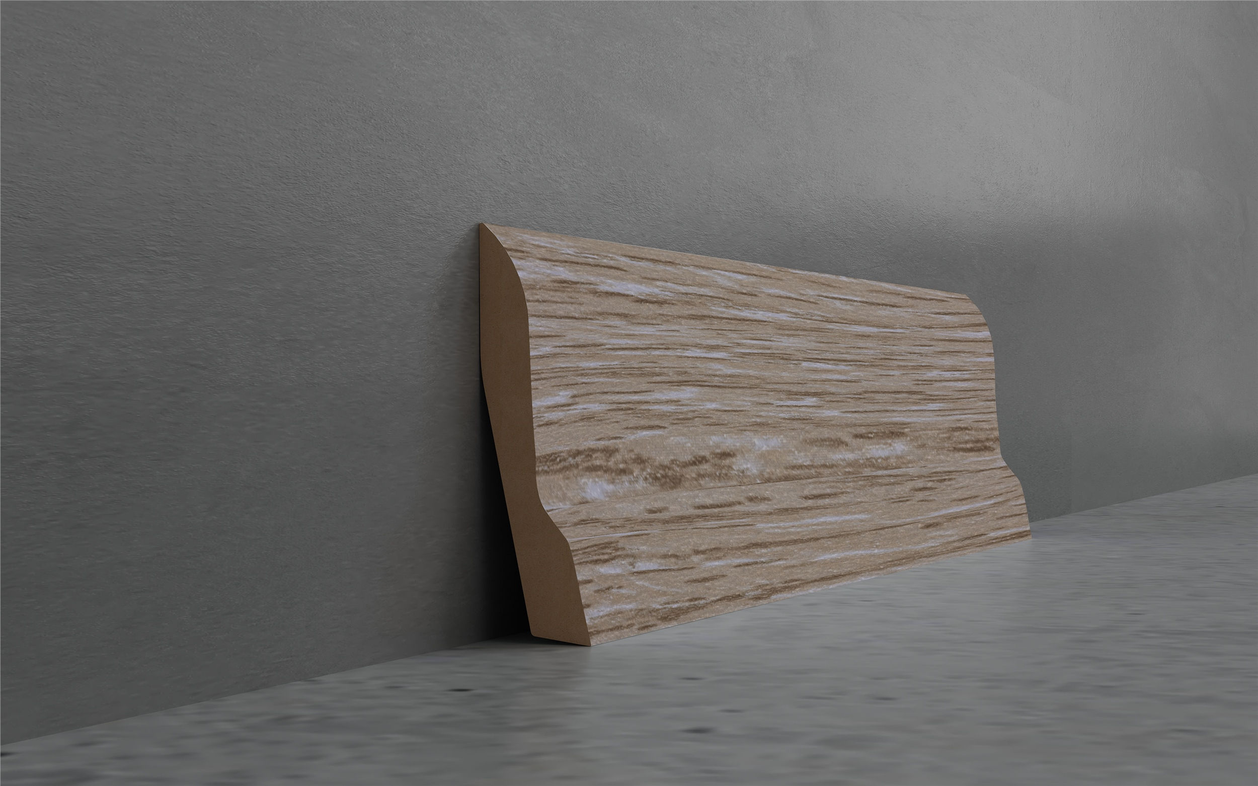 Deluxe Kristal Meşe Süpürgelik (AKSÜPER.152 10 S654)