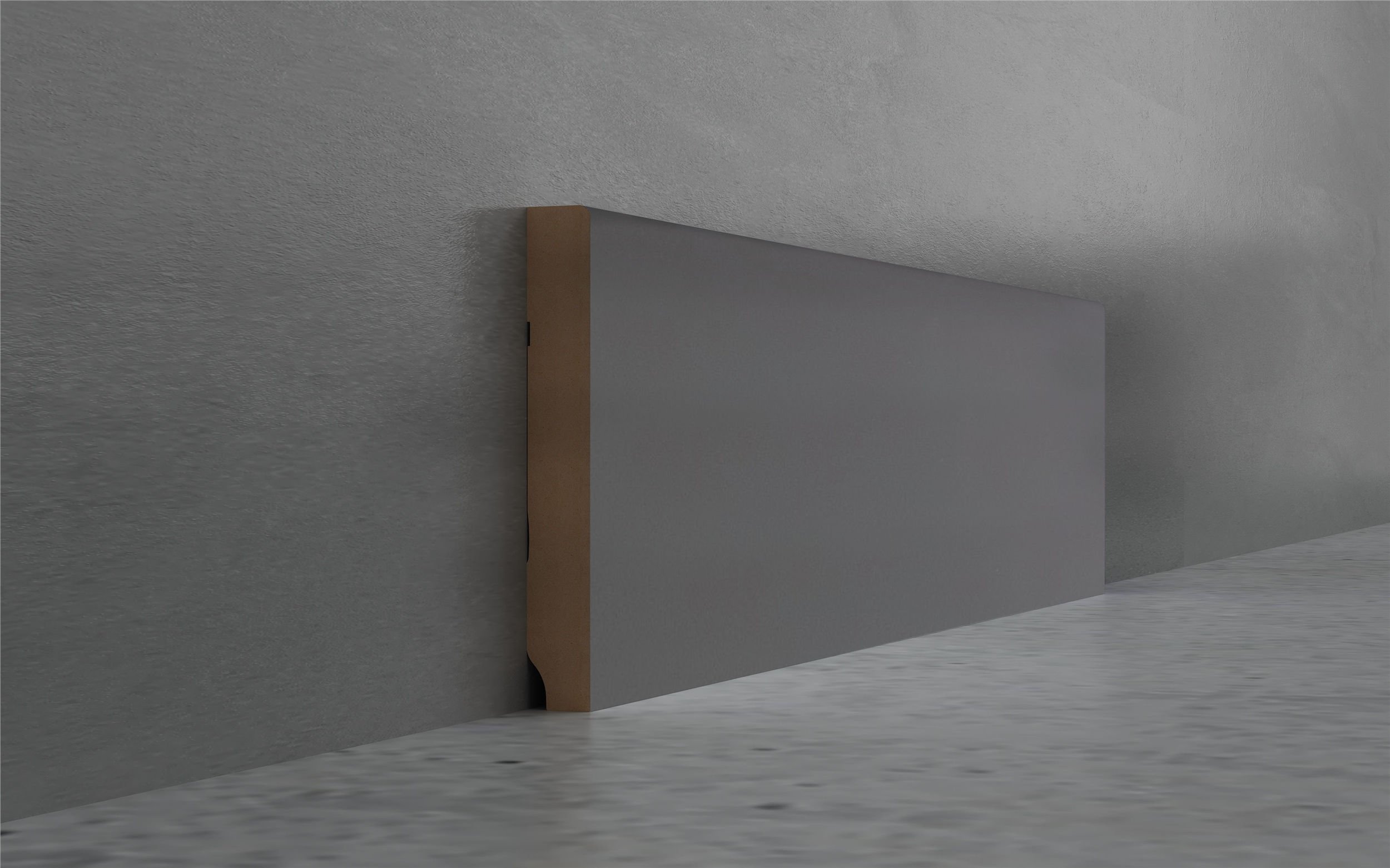 Deluxe Antrasit Yapışkanlı PVC Süpürgelik (AKSÜPER.152 10 YS85)