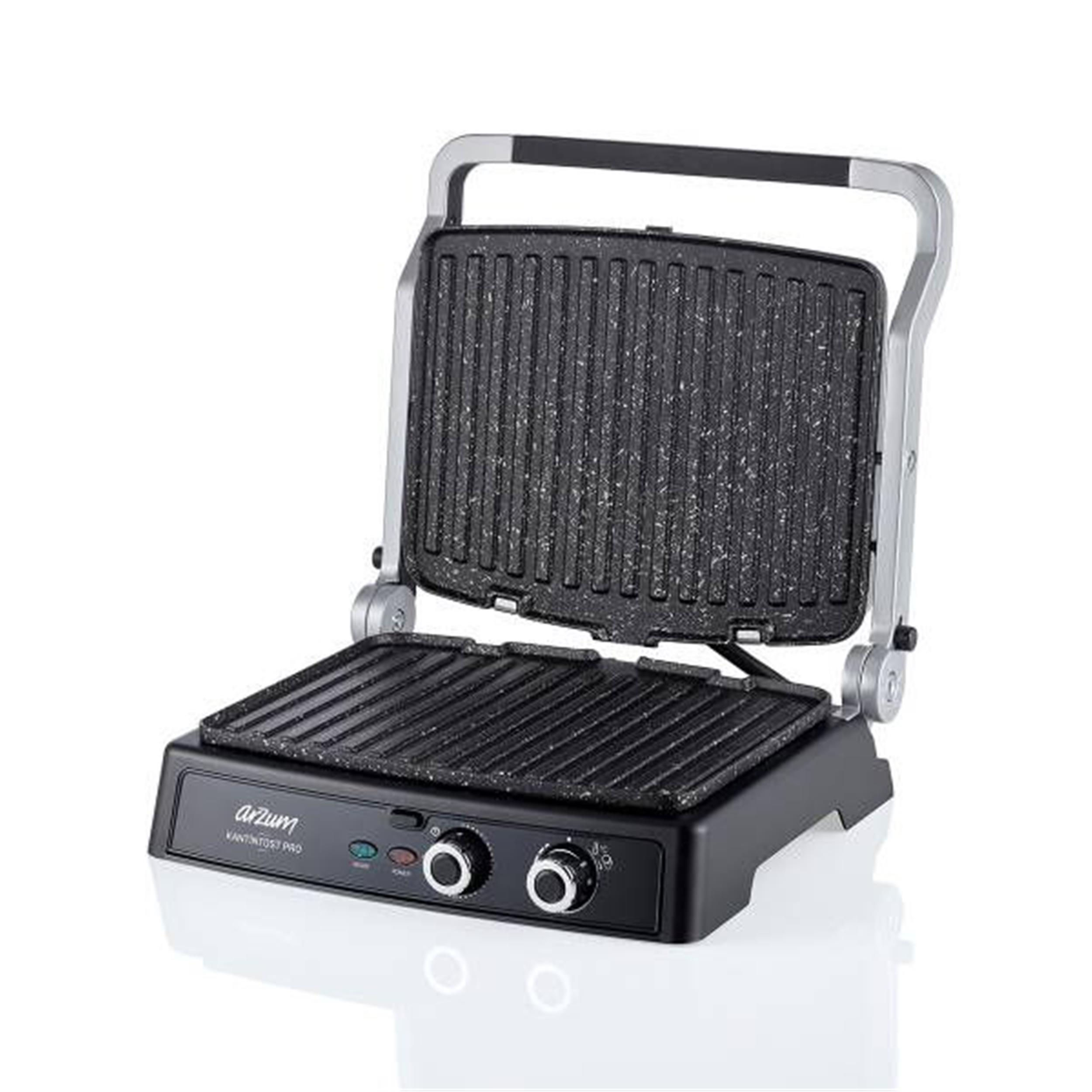 Arzum İnox 2000 Watt Kantintost Pro Izgara ve Tost Makinesi (AR2044-INX)