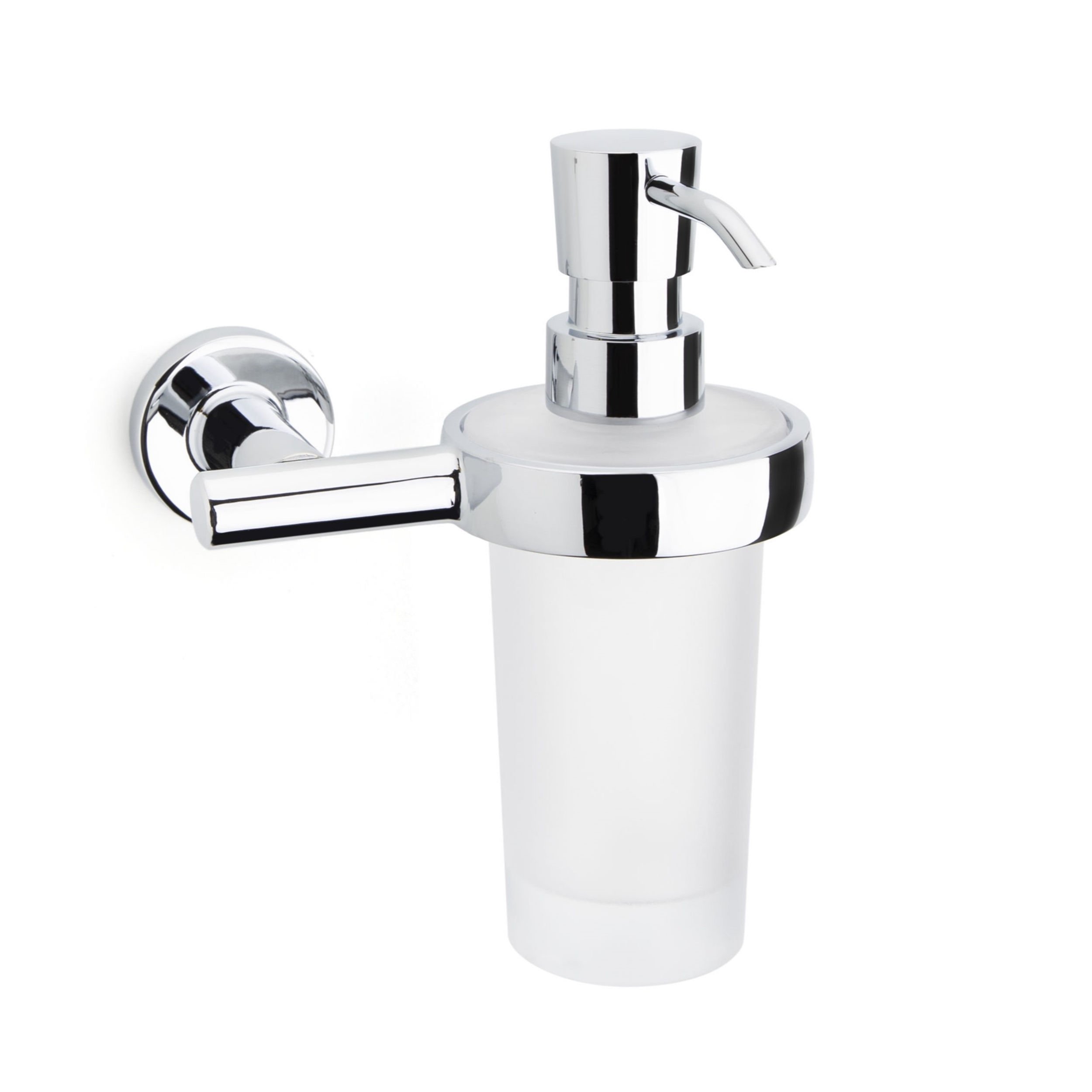 System Krom Beyaz Sıvı Sabunluk (BA1003 006 CR-C1)