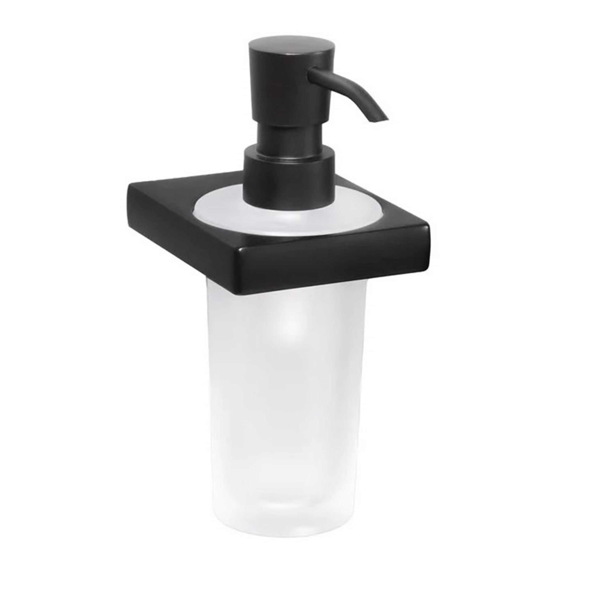 System Siyah Flat Sıvı Sabunluk (BA1019 006 AL6-C1)