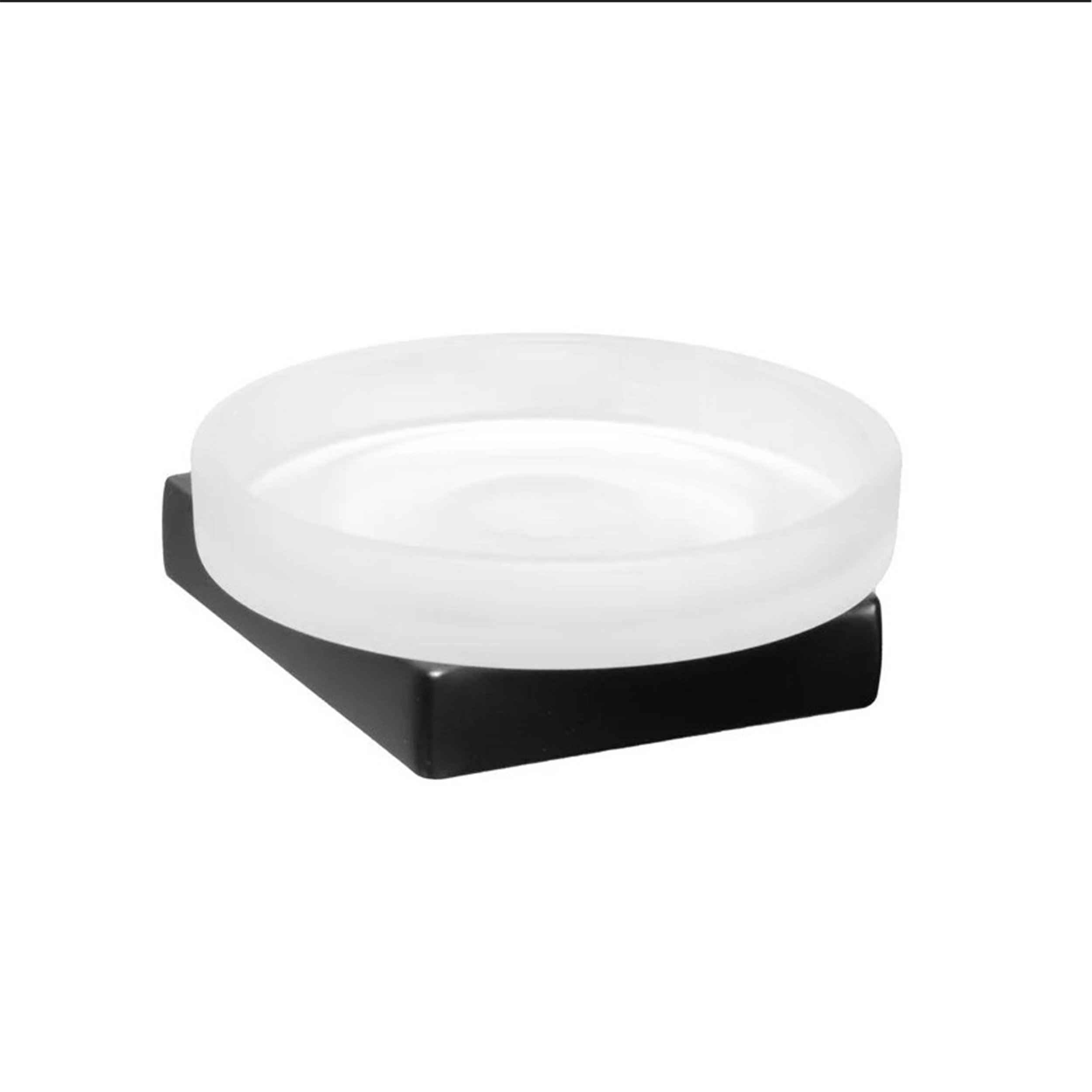 System Siyah Flat Katı Sabunluk (BA1019 008 AL6-C1)