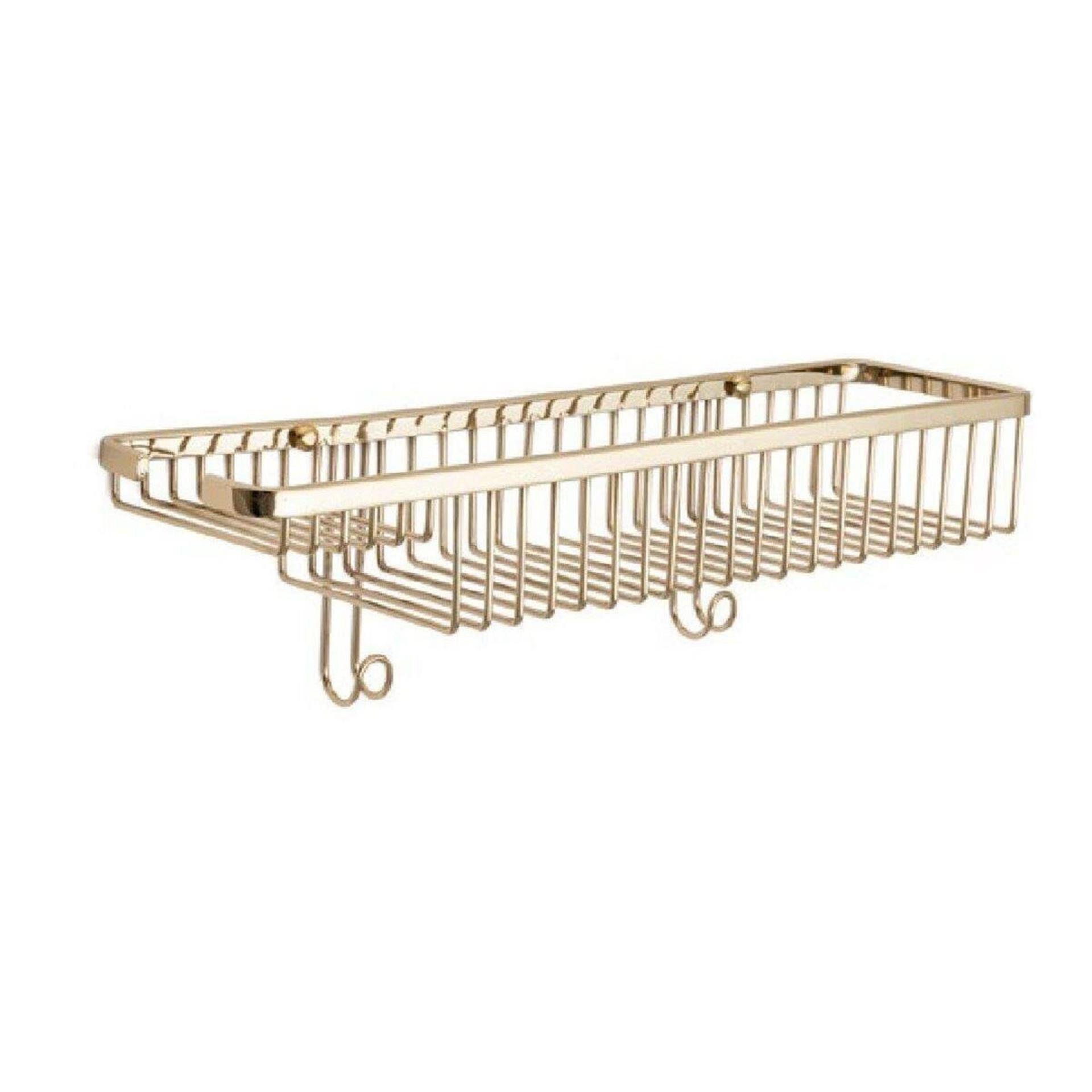 System Altın 45 cm Dikdörtgen Duş Rafı (BA3013 044 GL)