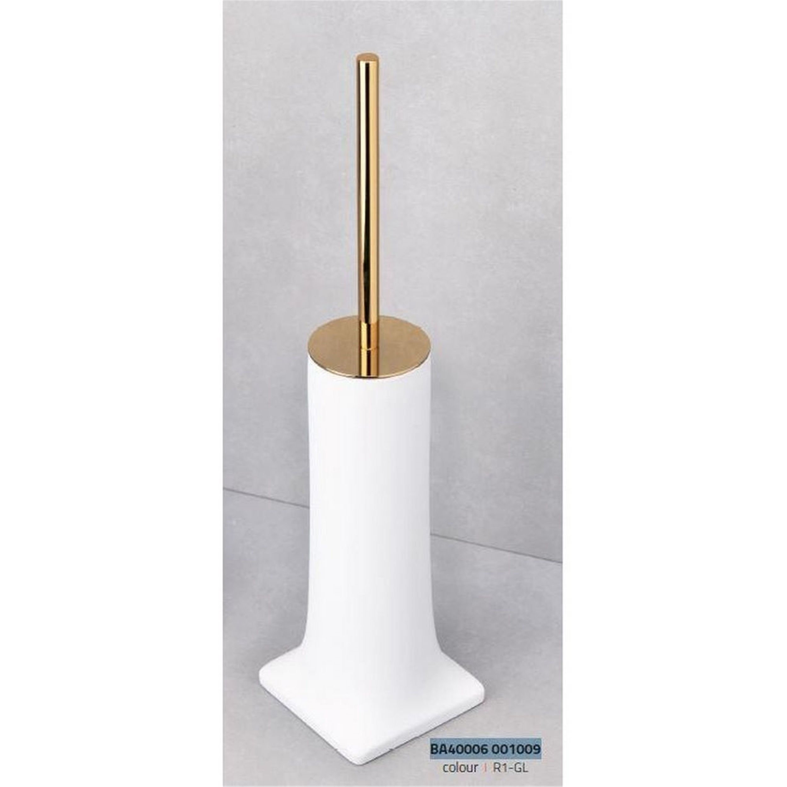 System Beyaz Altın Tuvalet Fırçalığı (BA4006 009 R1-GL)
