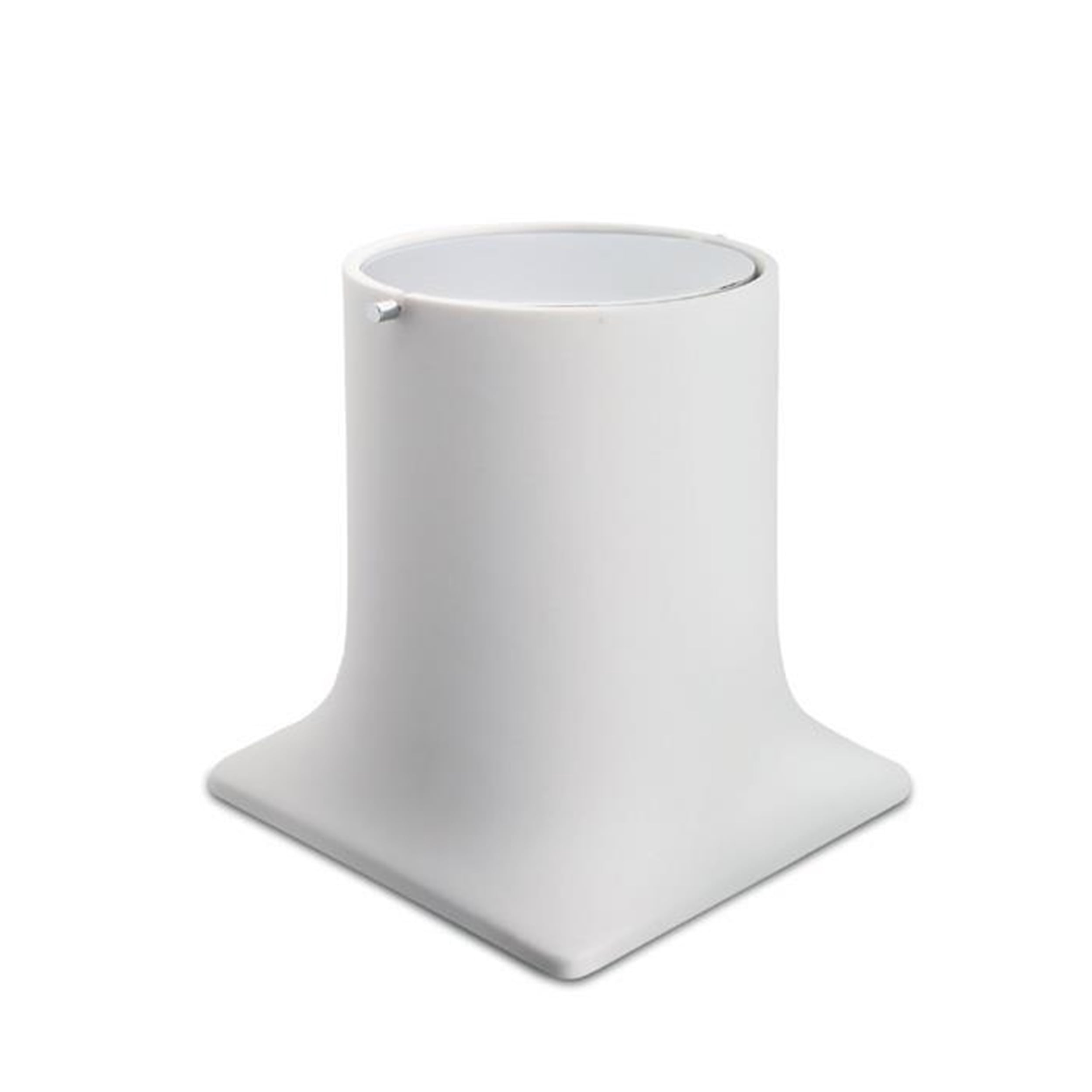 System Beyaz Krom Çöp Kovası (BA4007 030 R1-CR)