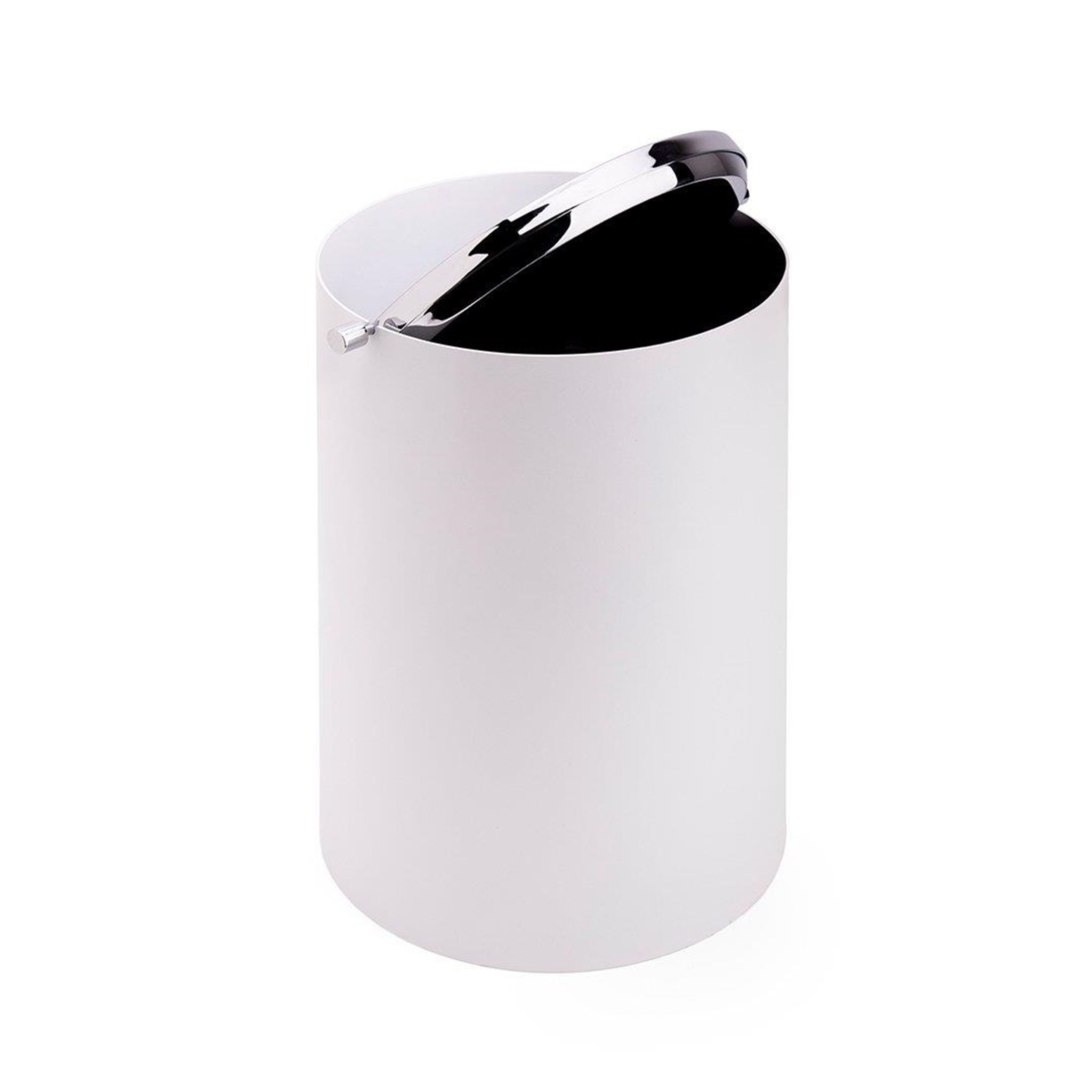 System Beyaz Krom Çöp Kovası (BA4013 032 AL7-CR)