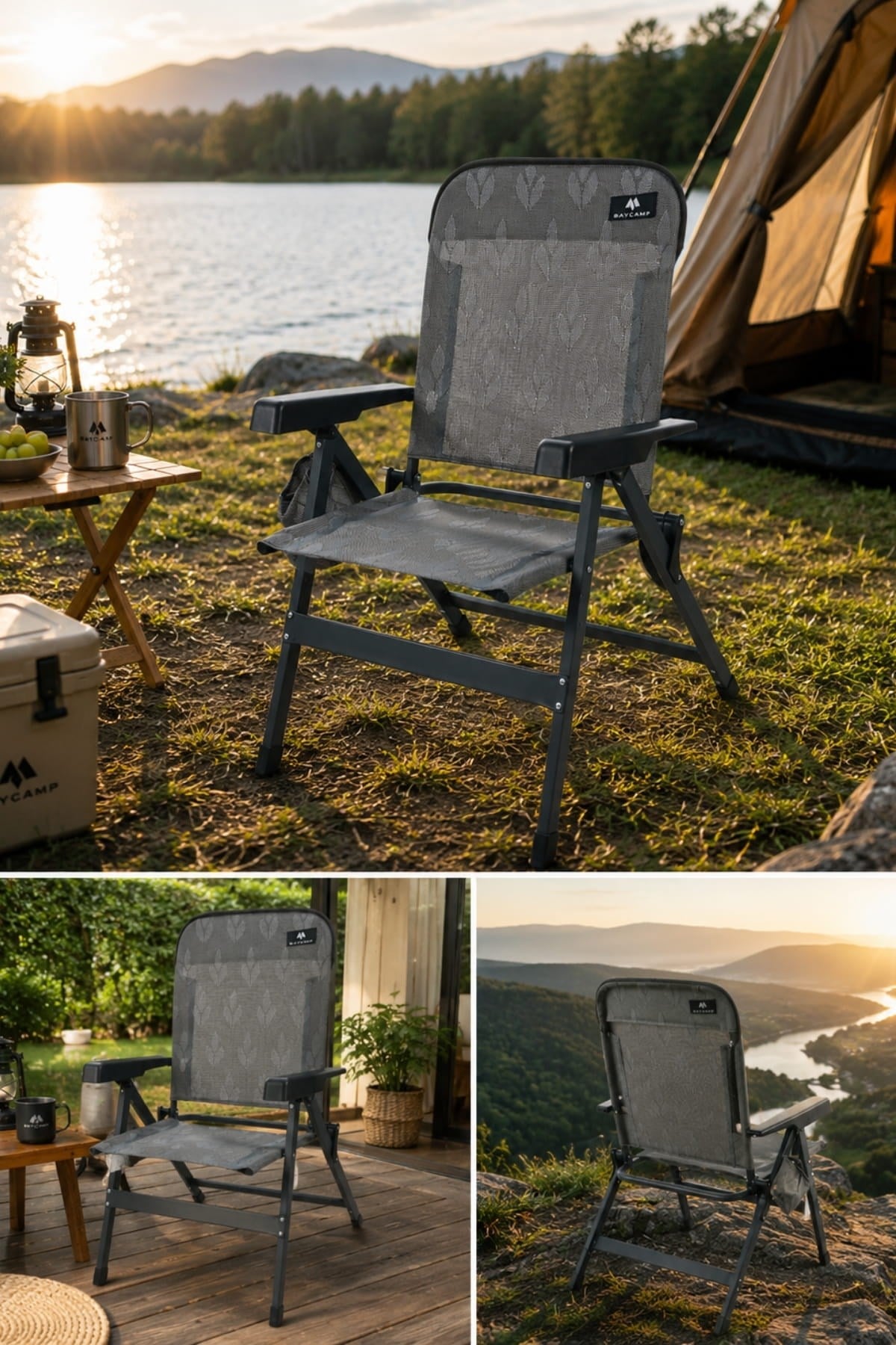 Baycamp Belgrad Kamp Sandalyesi (150 Kg) (BAYCAMP.BLG)