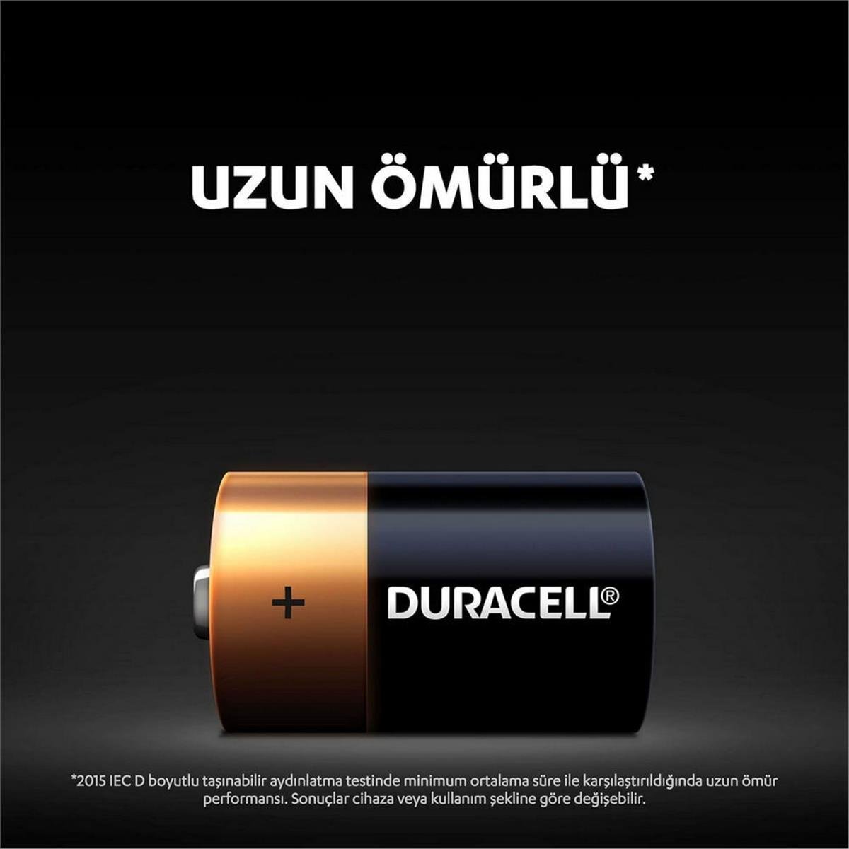 Duracell Alkalın D Büyük Boy Pil (2 Adet) (DRCL-6716)