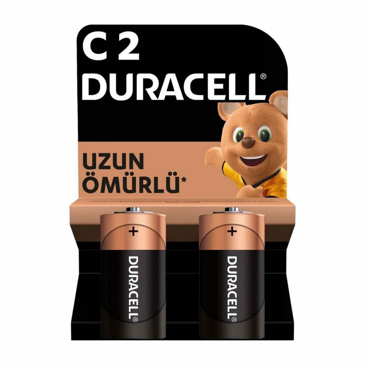Duracell LR14 Alkalin C Orta Boy Pil (2 Adet) (DRCL-6747)