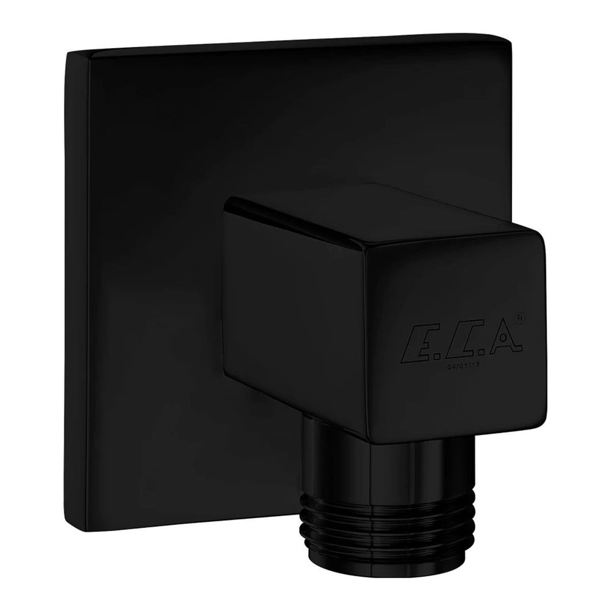 E.C.A. Mat Siyah Elegant Duş Dirseği (ECA.102126388C1)