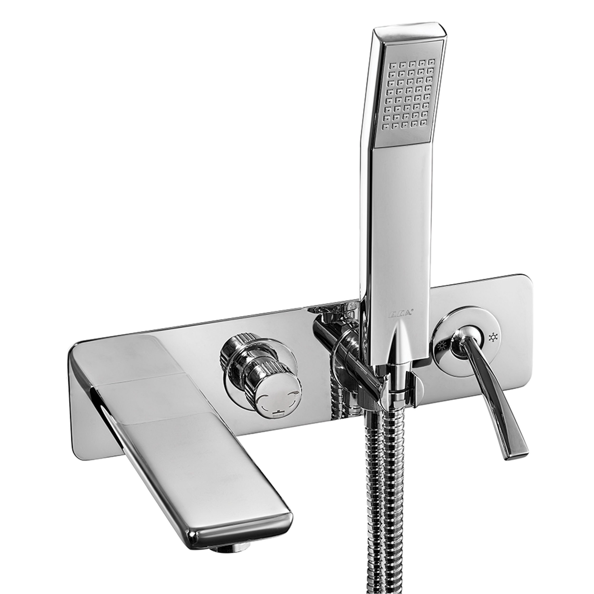 E.C.A. 3 Yollu Sıva Üstü Novita Ankastre Banyo Bataryası (ECA.102167314H-K)