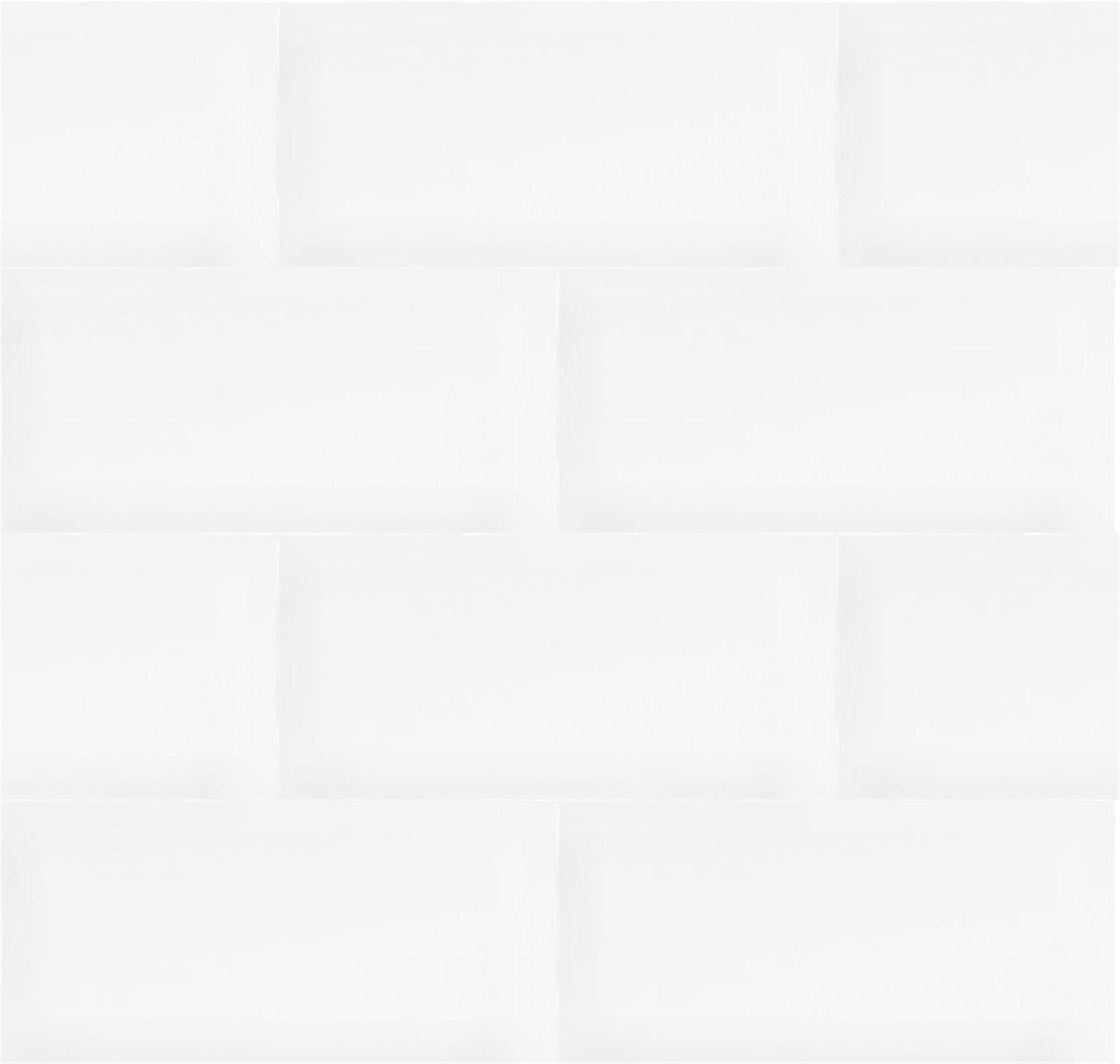 EGE Seramik Beyaz 10x20 cm Metro Granit (EGE.100X200MET01)