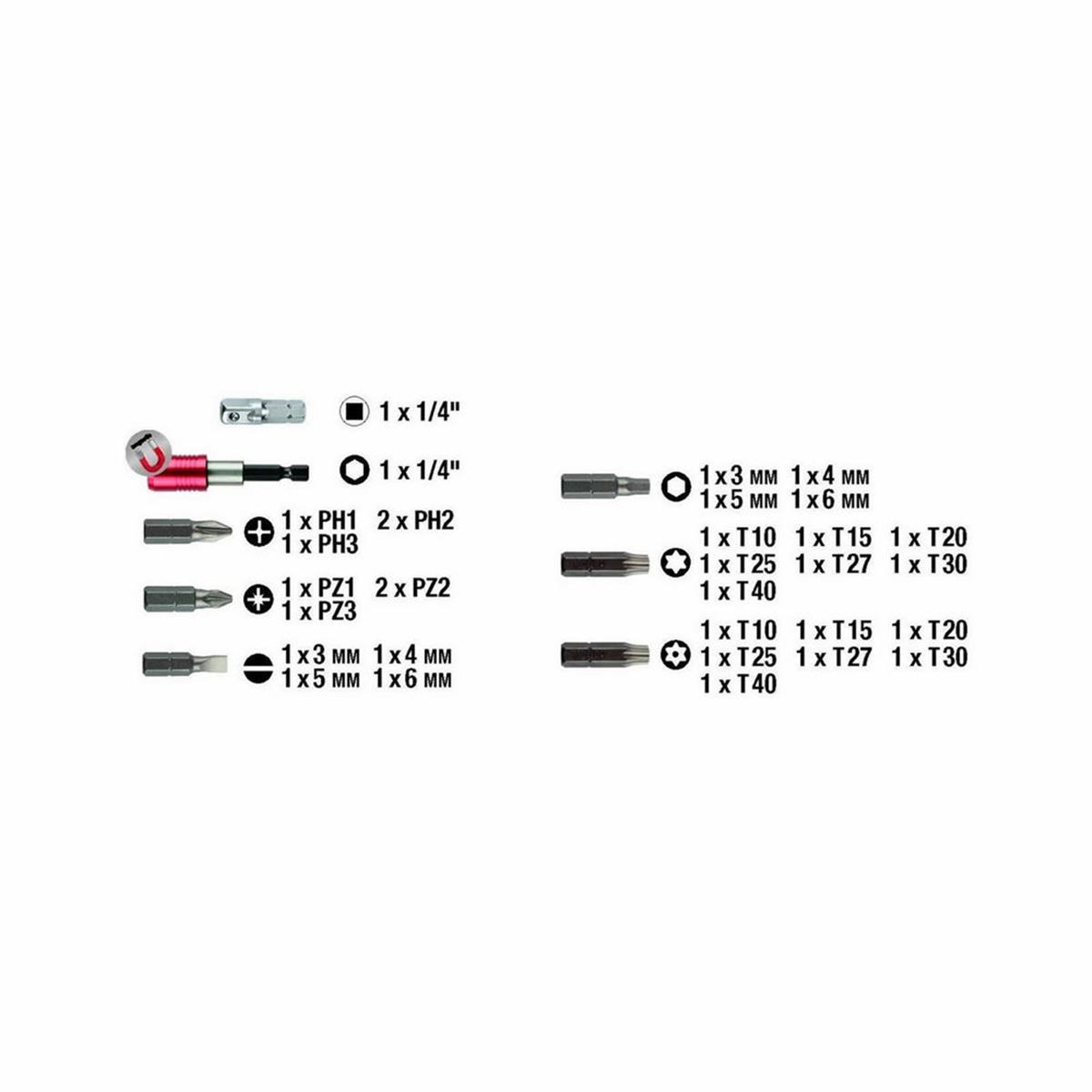 KWB 32 Parça Bit Box (EİNHEL.49118490)