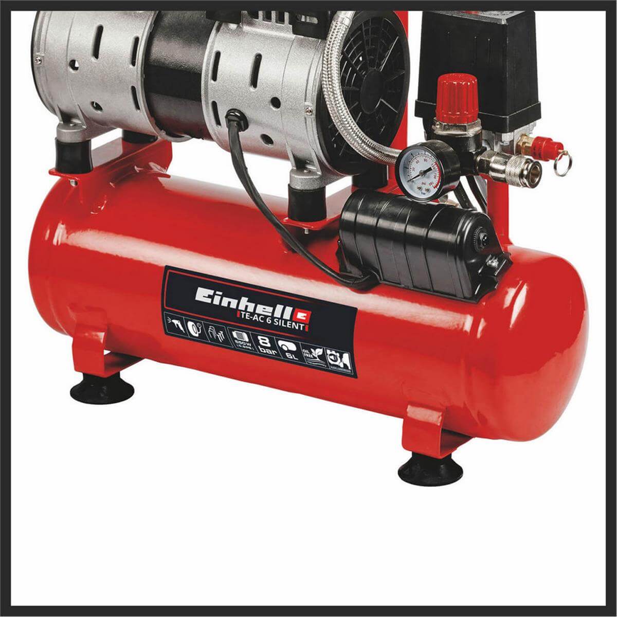 Einhell TE-AC 6 Sessiz 6 Litre Silent Kompresör (EİNHEL.4020600)