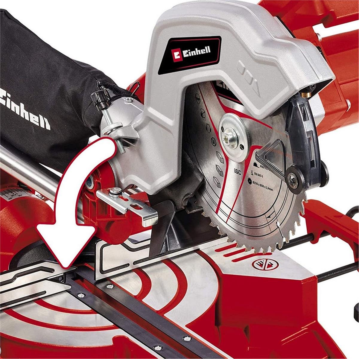 Einhell TC-SM 216 1600 Watt Kızaklı Lazerli Pistonlu Gönye Testere (EİNHEL.4300380)