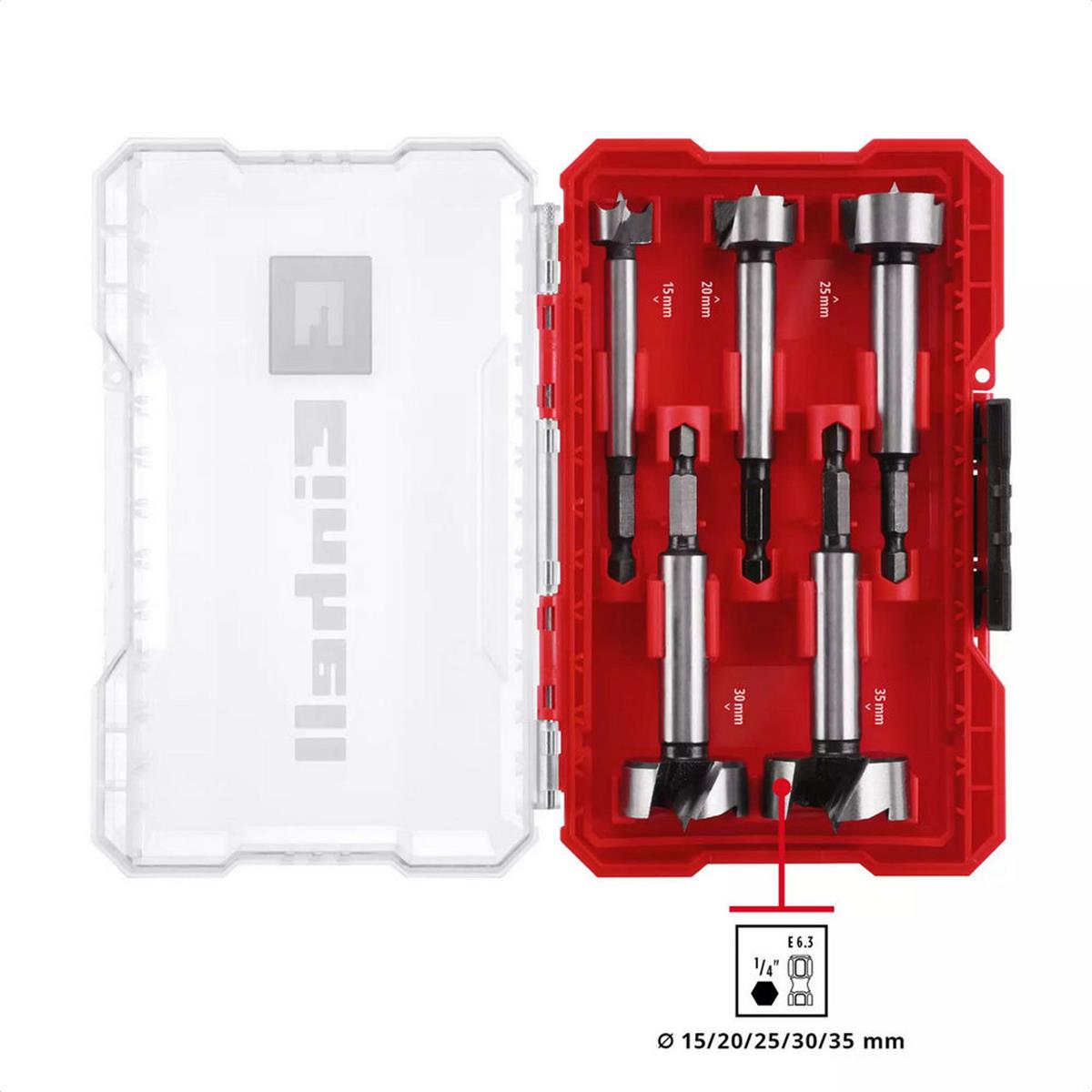 Einhell 5 Parça M-Case Tas Menteşe Uç Seti (EİNHEL.49706003)