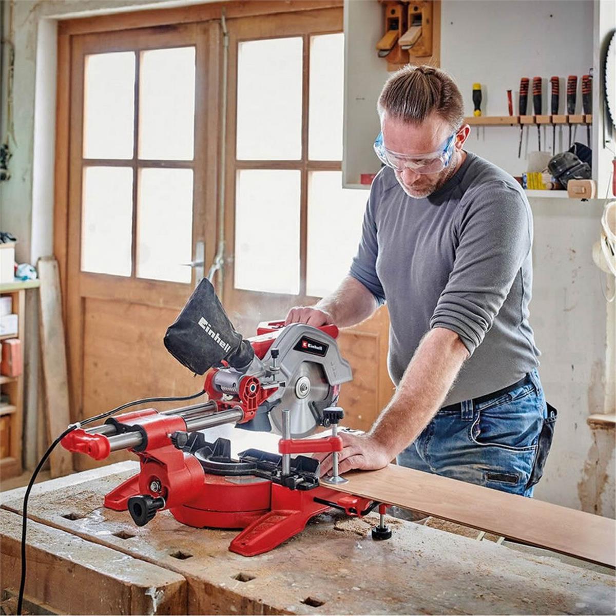 Einhell TC-SM 216 1600 Watt Kızaklı Lazerli Pistonlu Gönye Testere (EİNHEL.4300380)