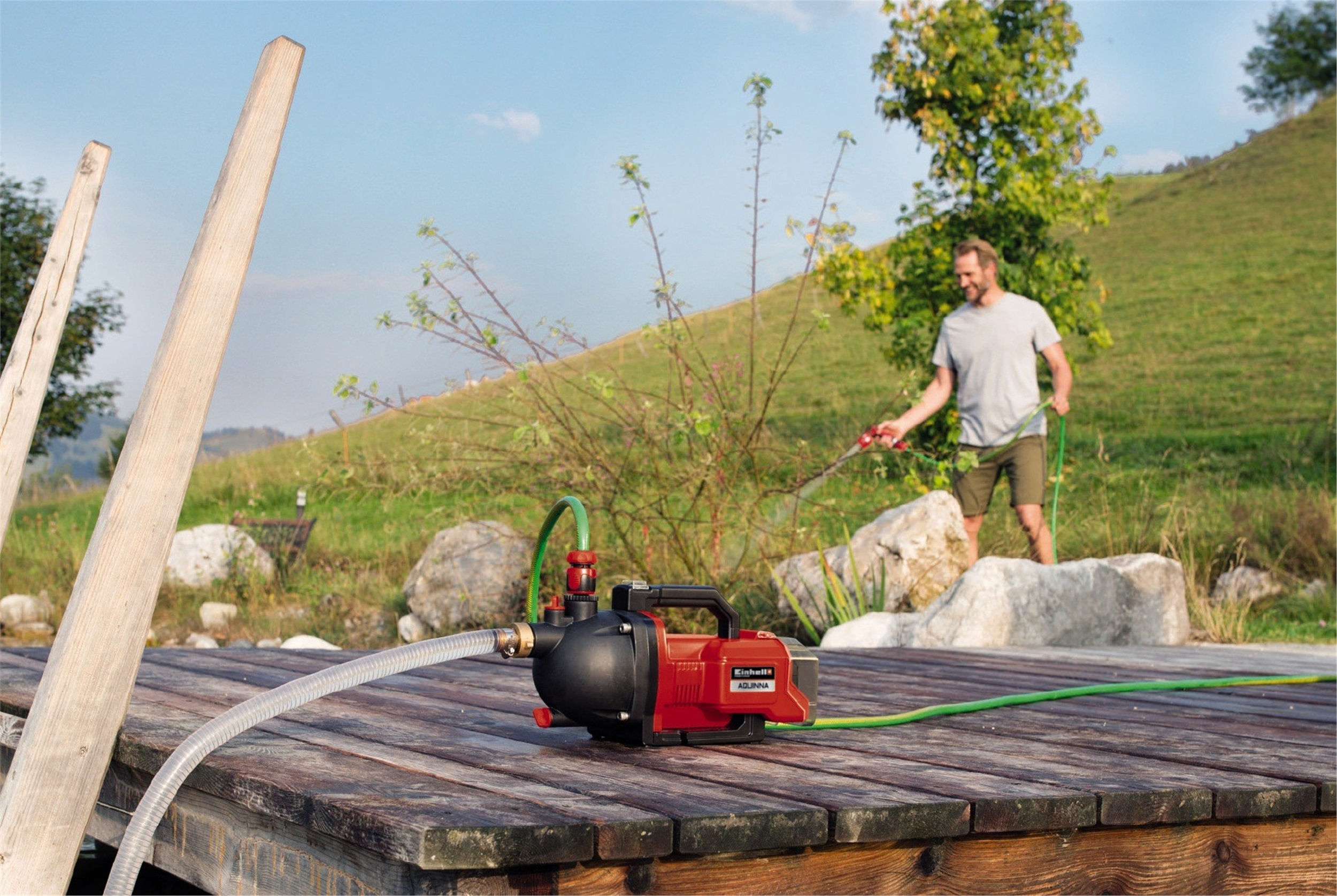 Einhell Aquinna Akülü Bahçe Pompası (EİNHEL.4180400)