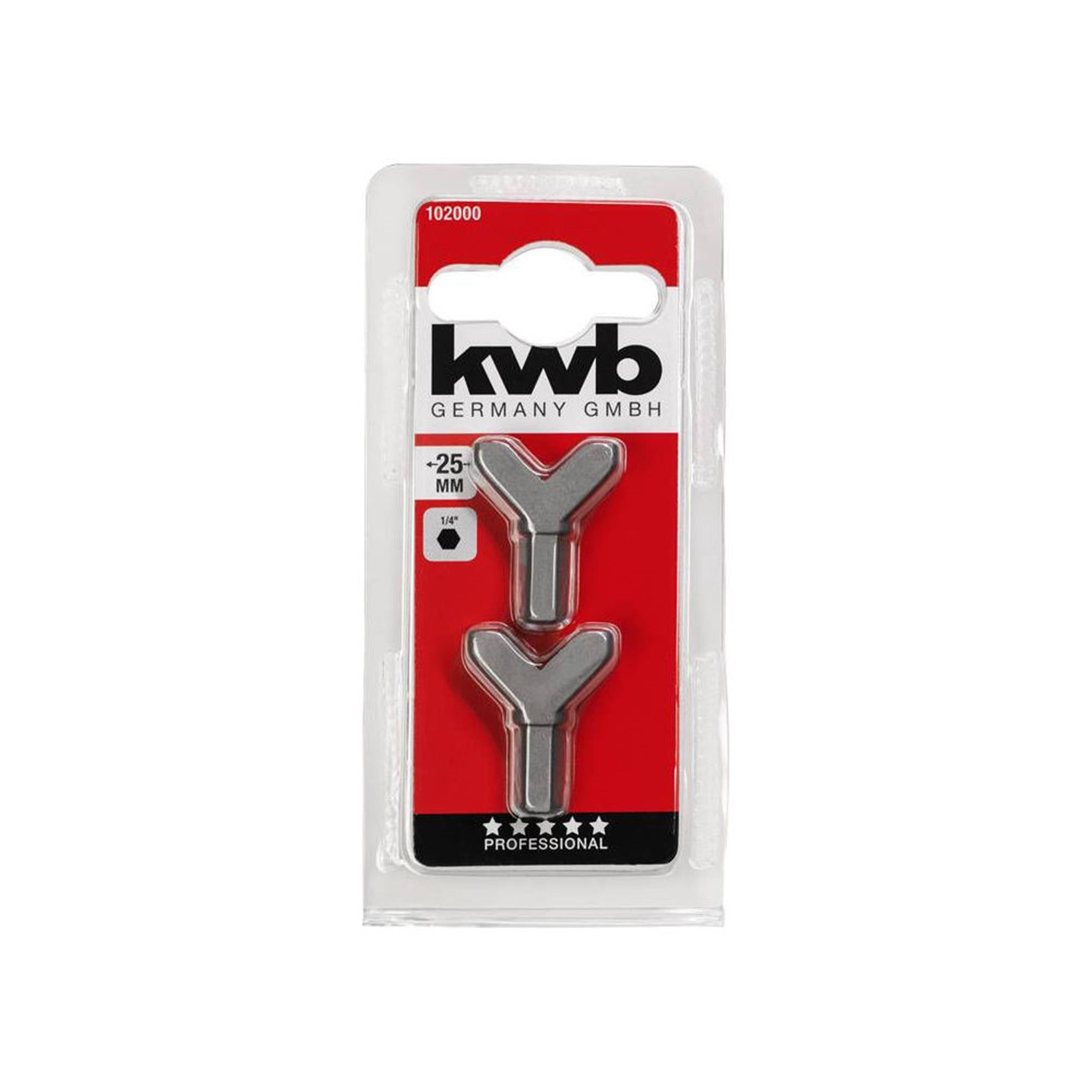 KWB Kancalı Vida Bits Uç 2 Parça (EİNHEL.49102000)