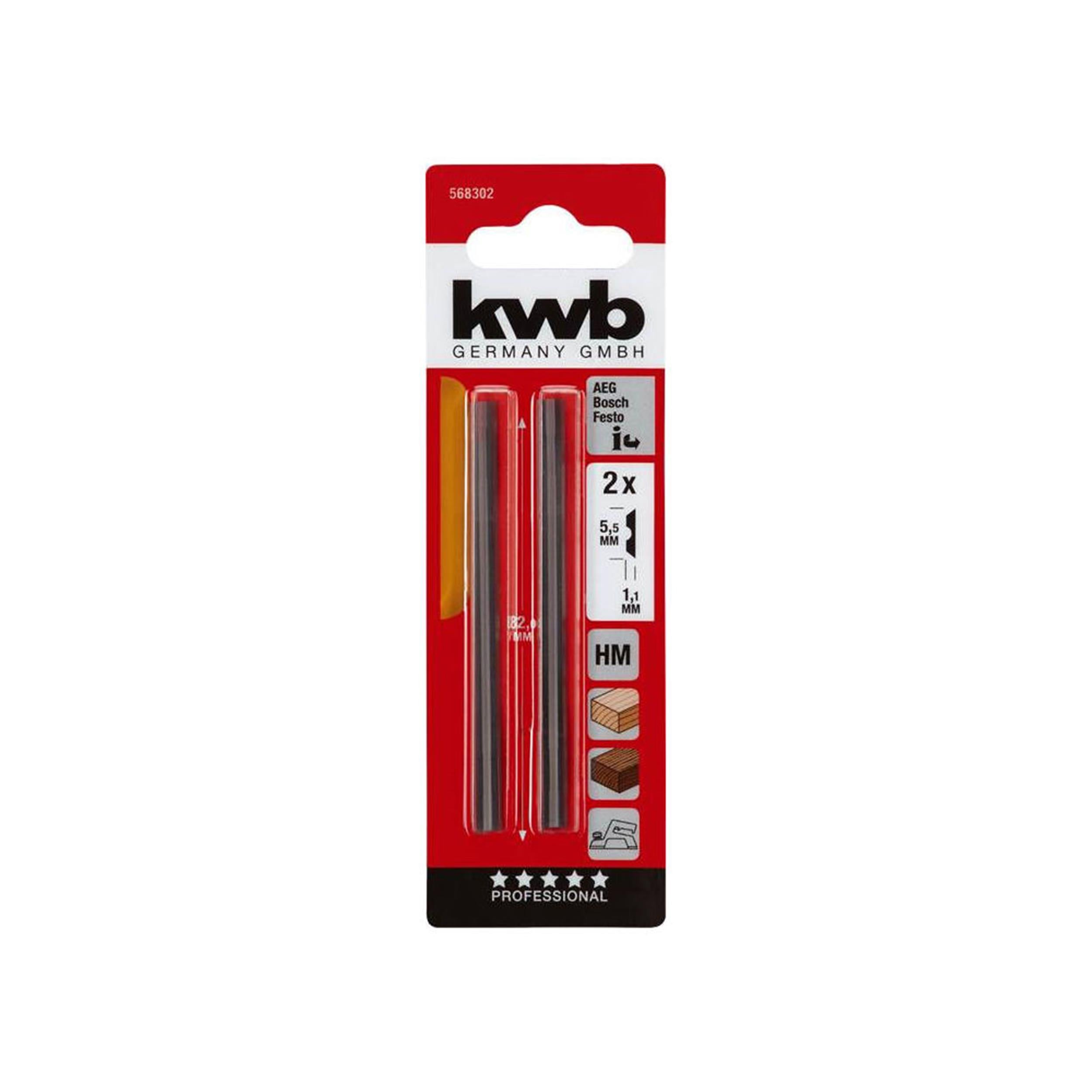 KWB Çift Kenarlı Planya Bıçağı 2 Adet (EİNHEL.49568302)