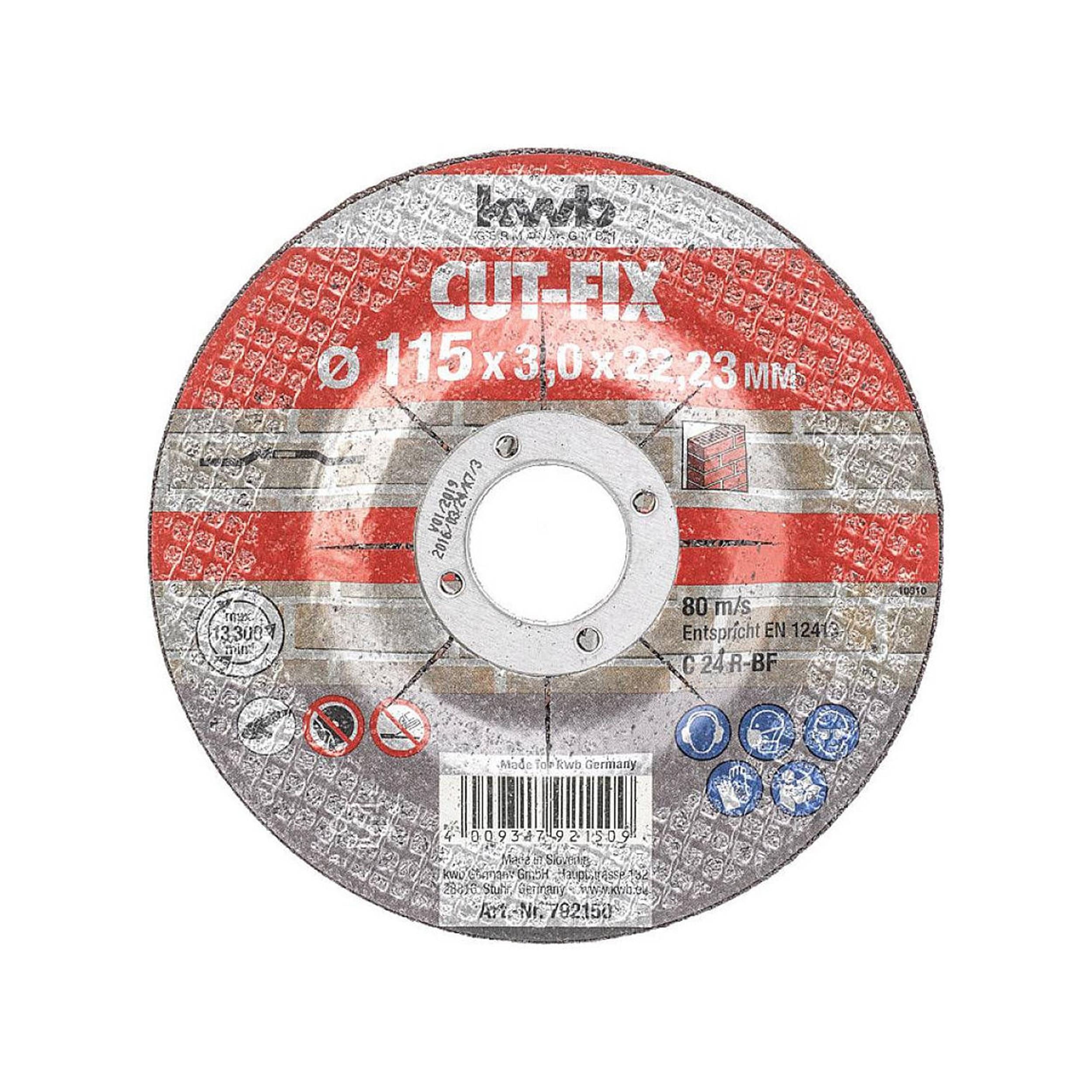 KWB Flex Taşı Taş Kesici 115x3x22 mm (EİNHEL.49792150)