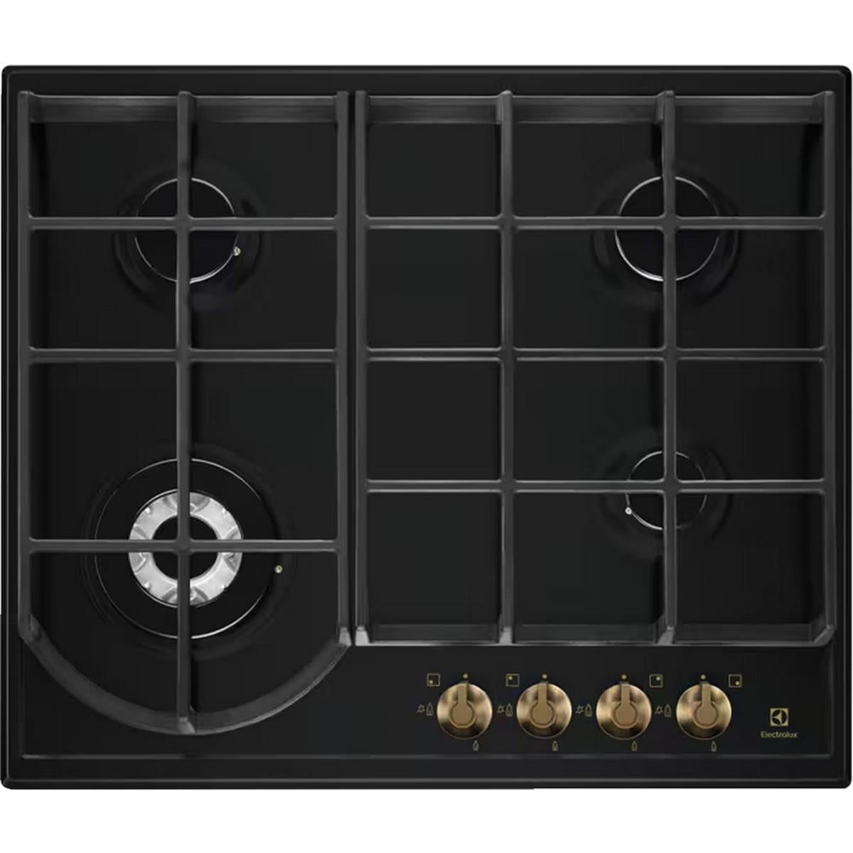 Electrolux Rustik Siyah EGH6343ROR Wok Gözlü Ankastre Ocak (ELX.949640553)