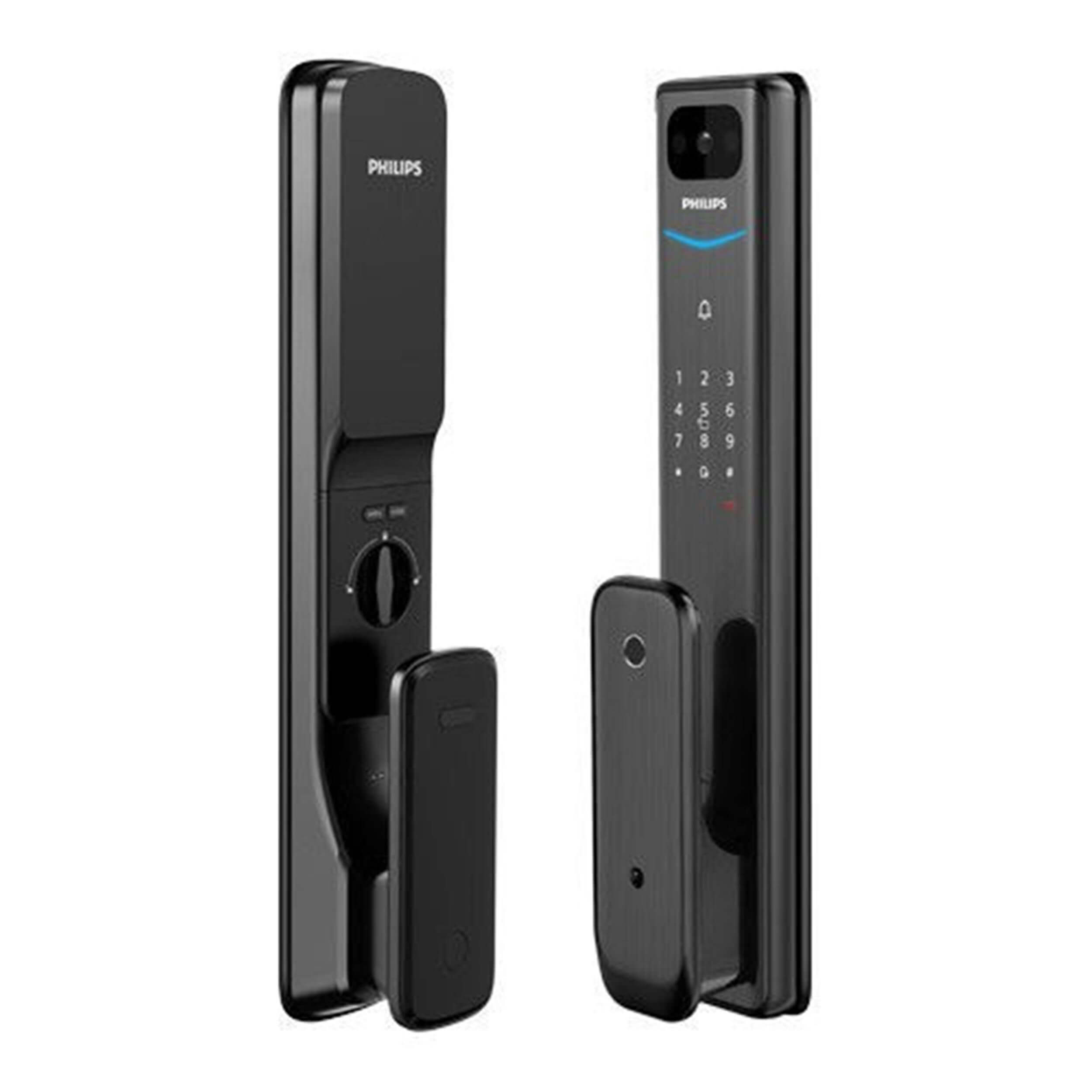 Philips Siyah Alpha V-5HWS Bas-Çek Akıllı Kapı Kilidi (EP.BCK.001.0001.R001)