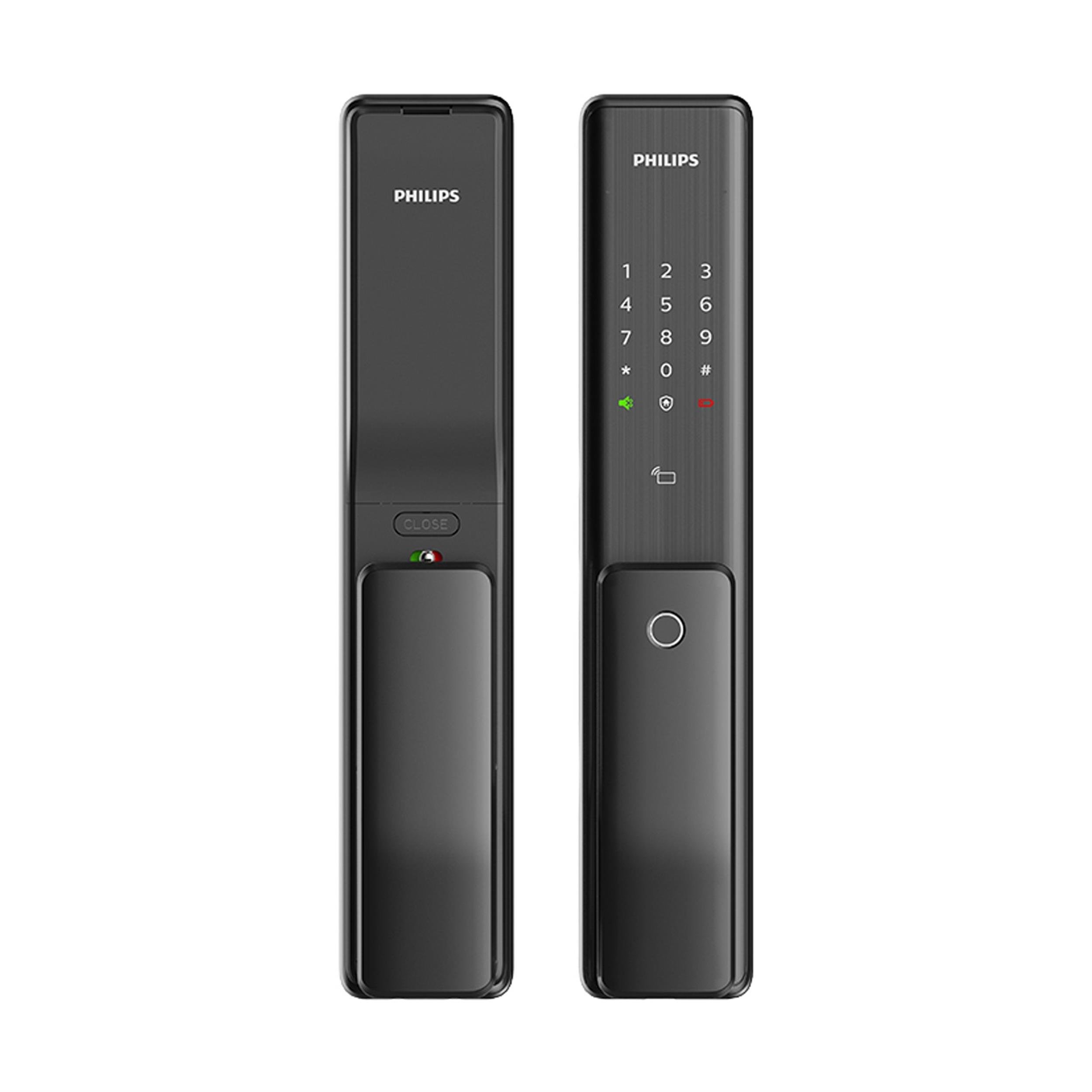 Philips Siyah Easykey Alpha 5HB Bas Çek Akıllı Kapı Kilidi (EP.BCK.001.0003.R001)