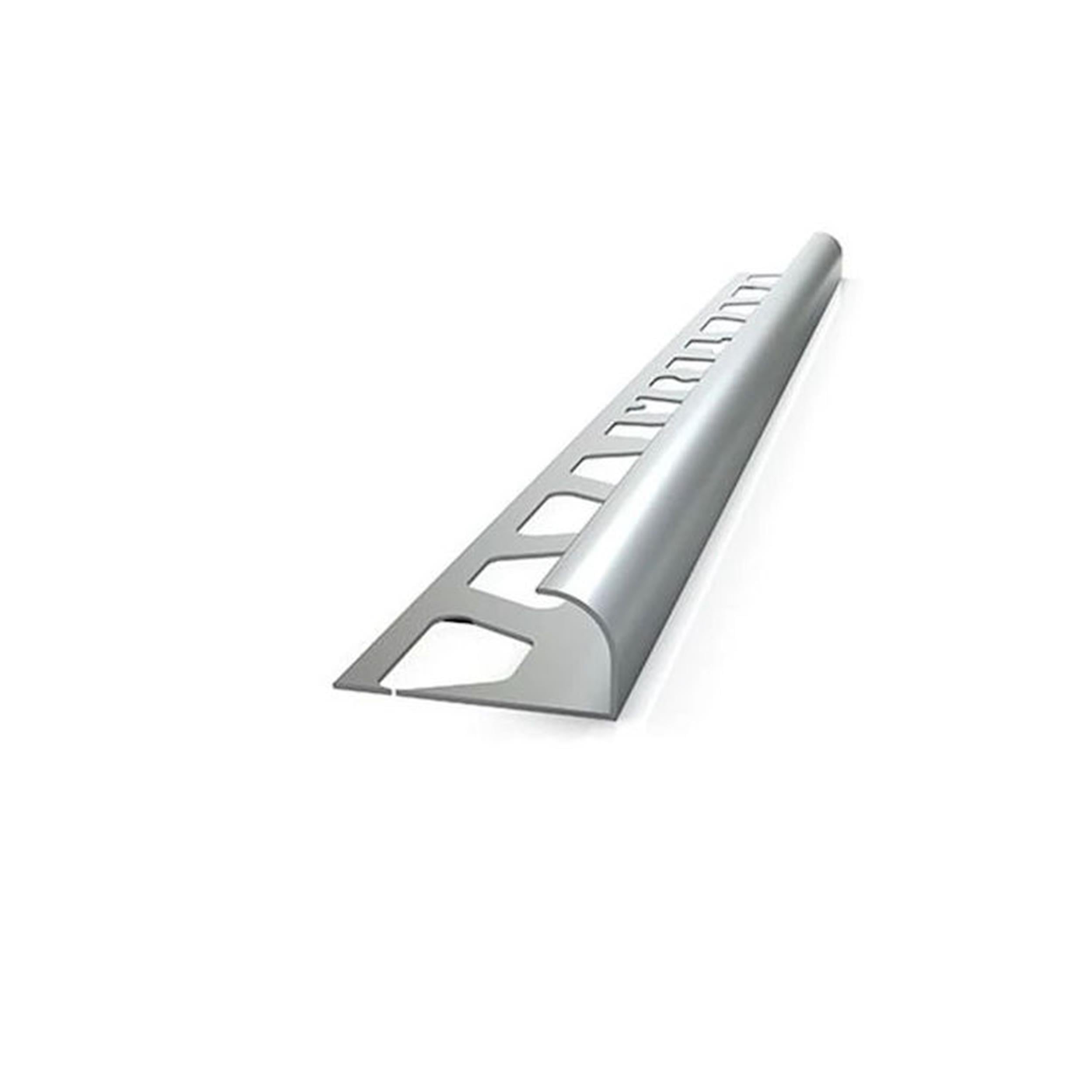Mat Krom 10 mm Alüminyum Fayans Dış Köşe Çıtası (ET-NPR022440)