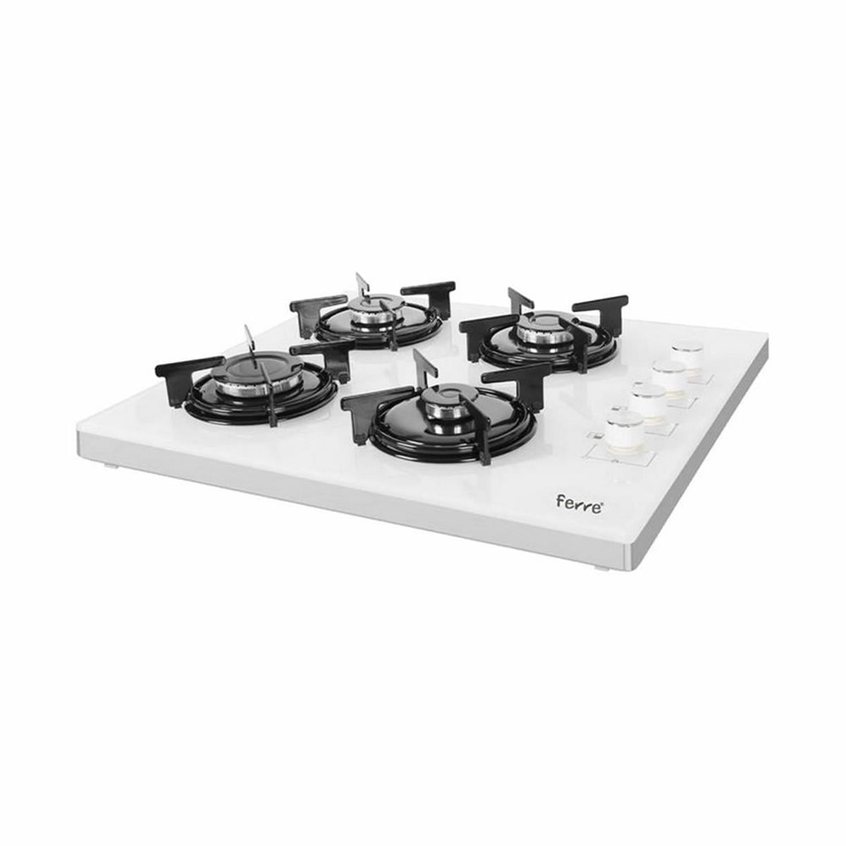 Ferre Beyaz Cam B2240 CE Set Üstü Ocak (Ferre.B2240)